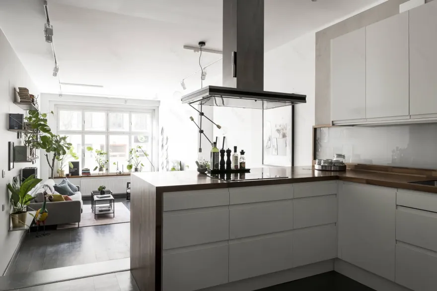 80 平米非凡公寓,厨房挑高设计-11