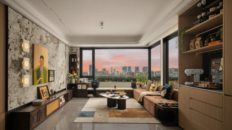 首钢北京设备处临时售楼处,样板间设计项目丨北京靳朝晖设计有限公司-135