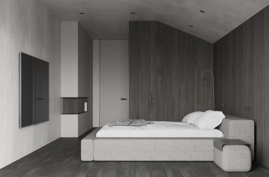 235㎡极简灰住宅丨DINARA YUSUPOVA-24