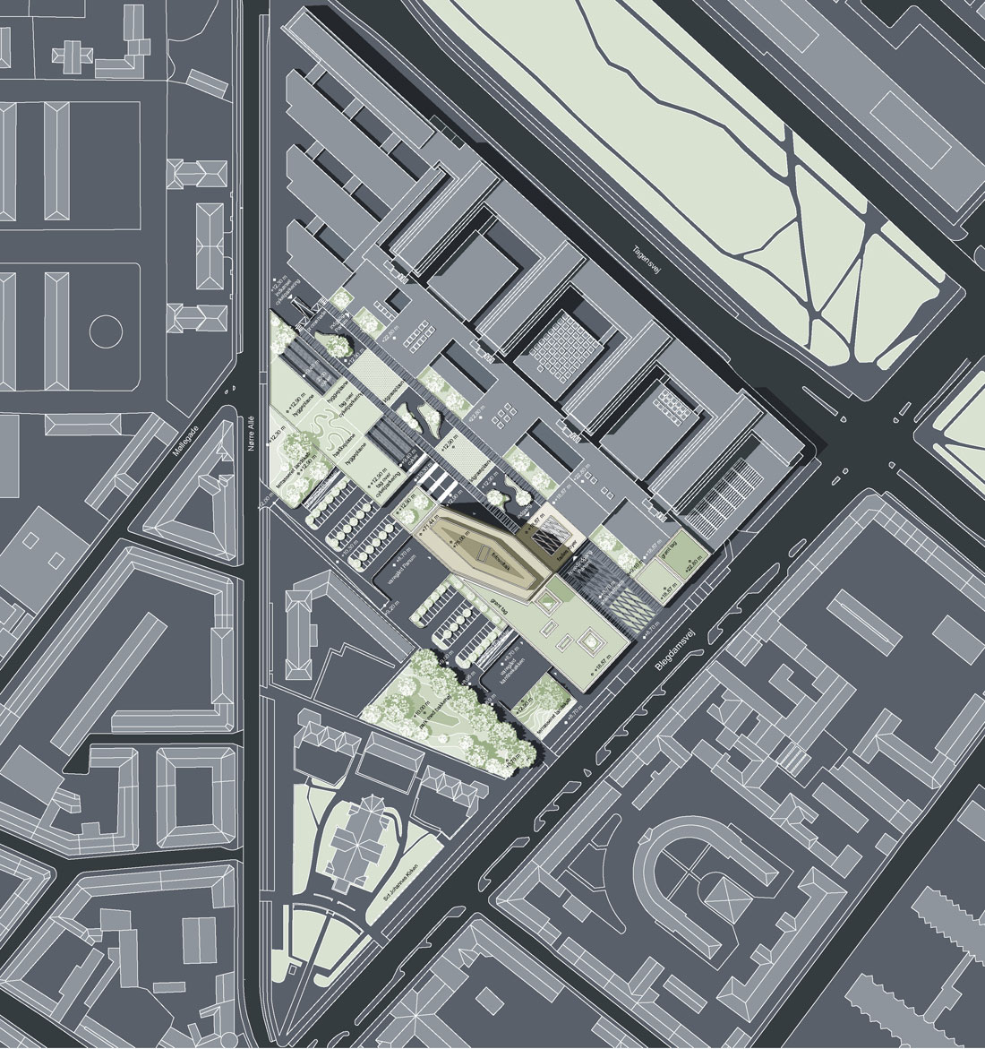 哥本哈根大学北校区科学城帕努姆塔丨丹麦哥本哈根丨Jan Kleihues（kleihues + kleihues）-5