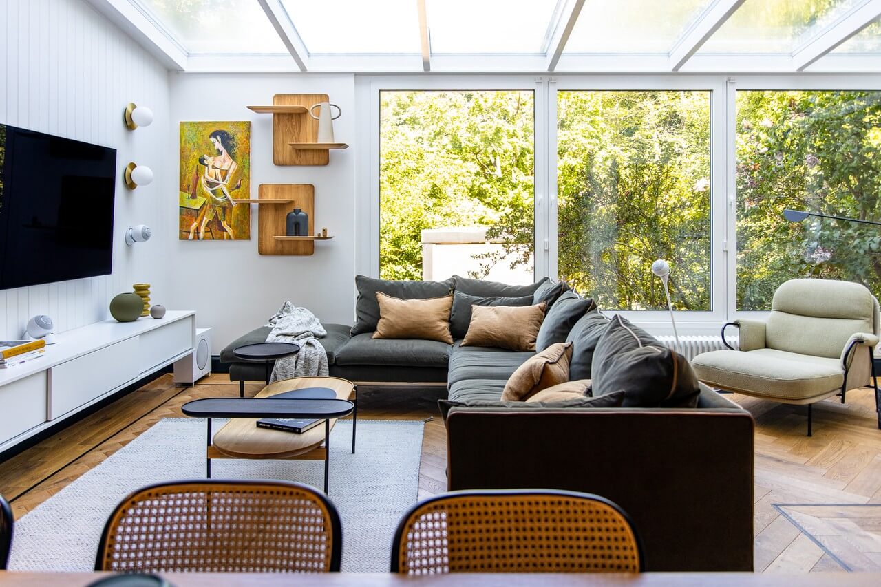 120 米带冬季花园住宅设计丨波兰罗兹丨Hanna Pietras Architects 工作室-5