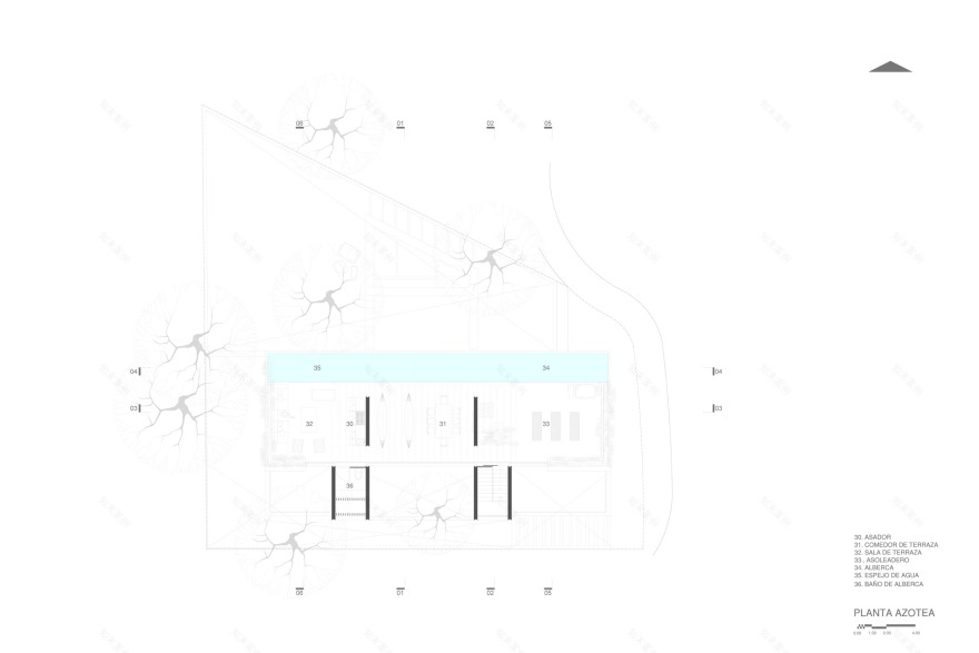 墨西哥 Gabriela Carrillo Valdez 别墅设计 | 自然与居住的融合-22