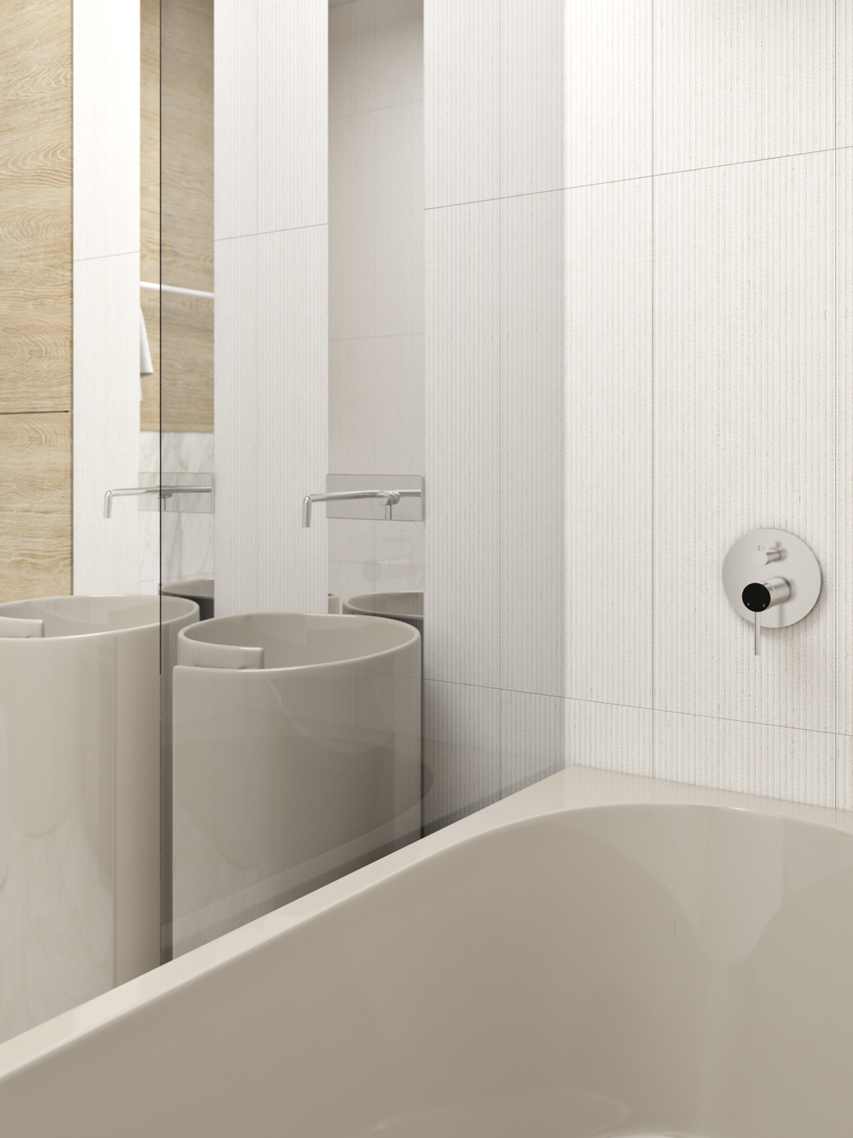 monochrome bathroom Tamara Batsmanova-1