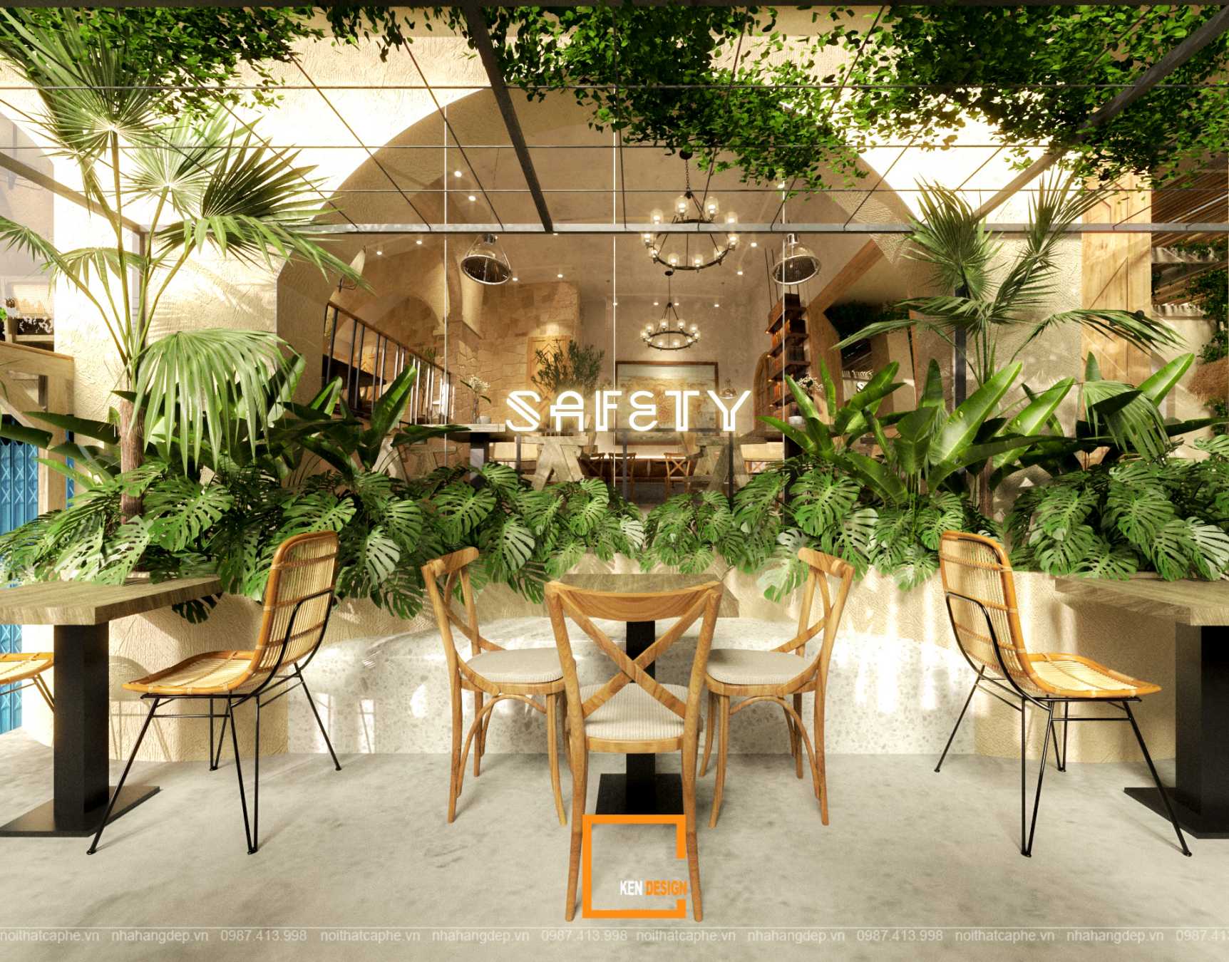 Safety咖啡馆设计丨越南胡志明市丨KenDesign-53