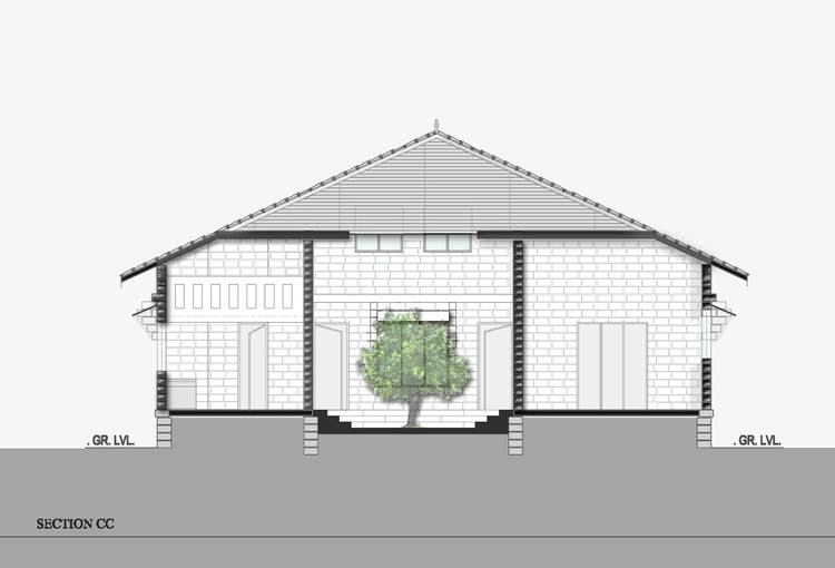 尼泊尔国王赠礼的芒果树 | 印度昆坎建筑风格的农舍设计-12
