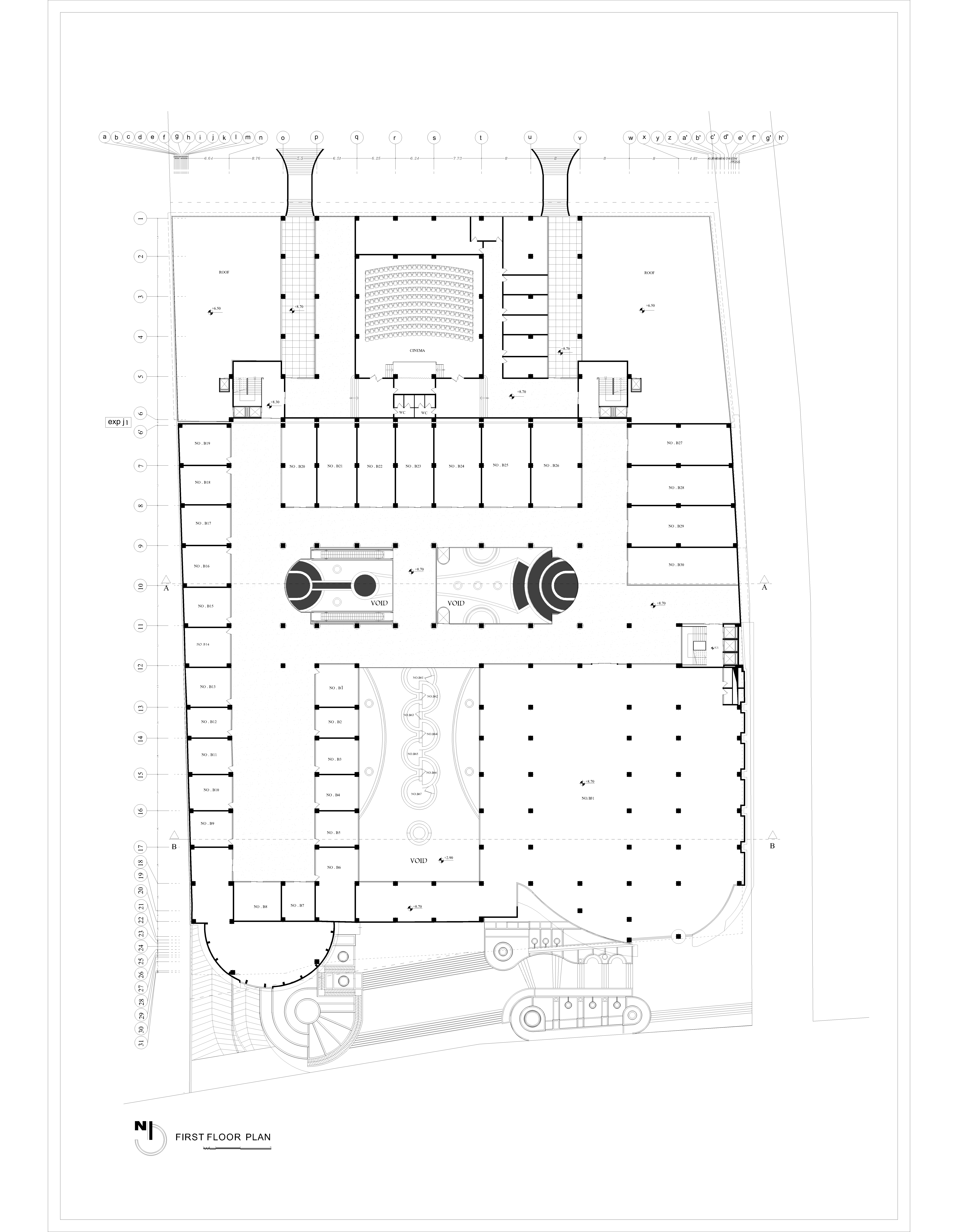 30 万至 50 万平方米的购物商场设计-11