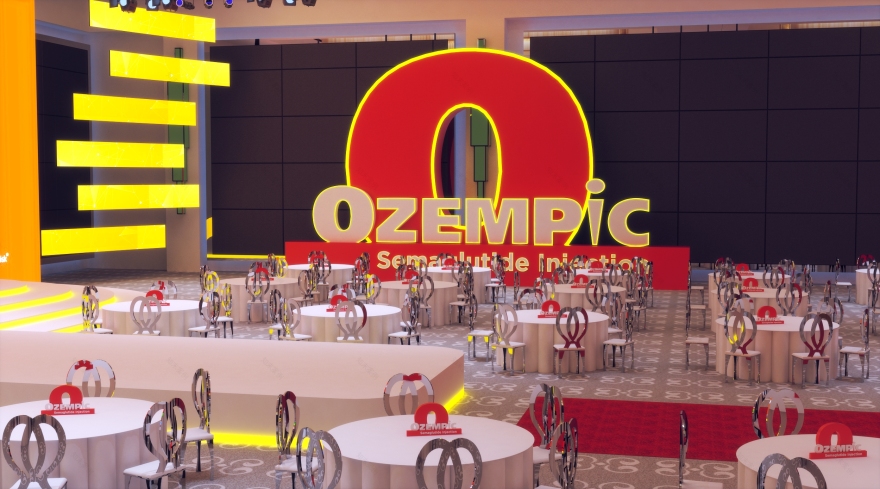 Ozempic Egypt - UAE - exhibition stand booth design-12