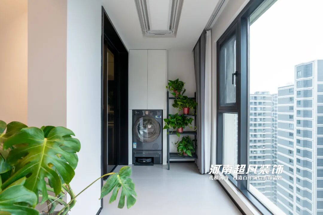 完工首发丨金水区美盛教育港湾，110平黑白灰极简风，色彩纯粹层次丰富-76