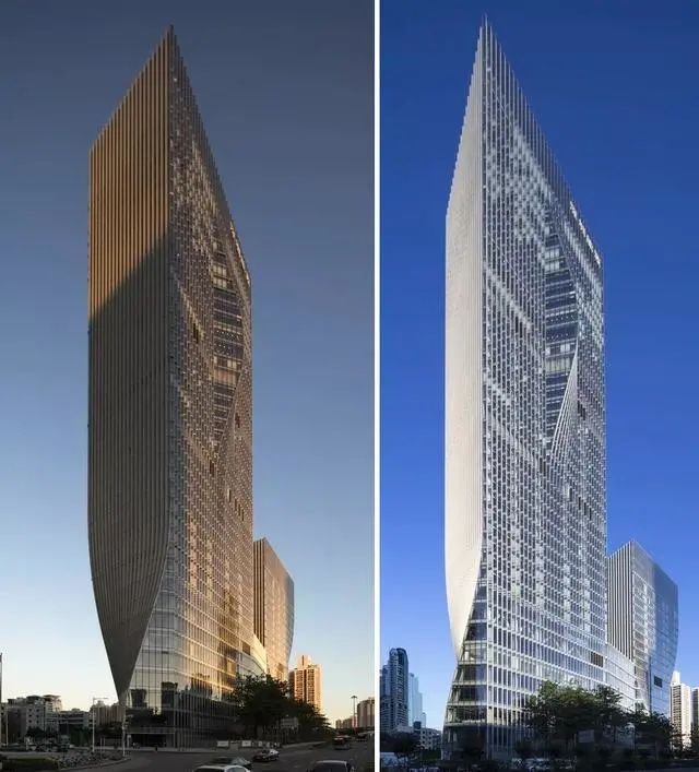 深圳能源大厦 | 棕榈叶、折纸与现代建筑的完美融合-17