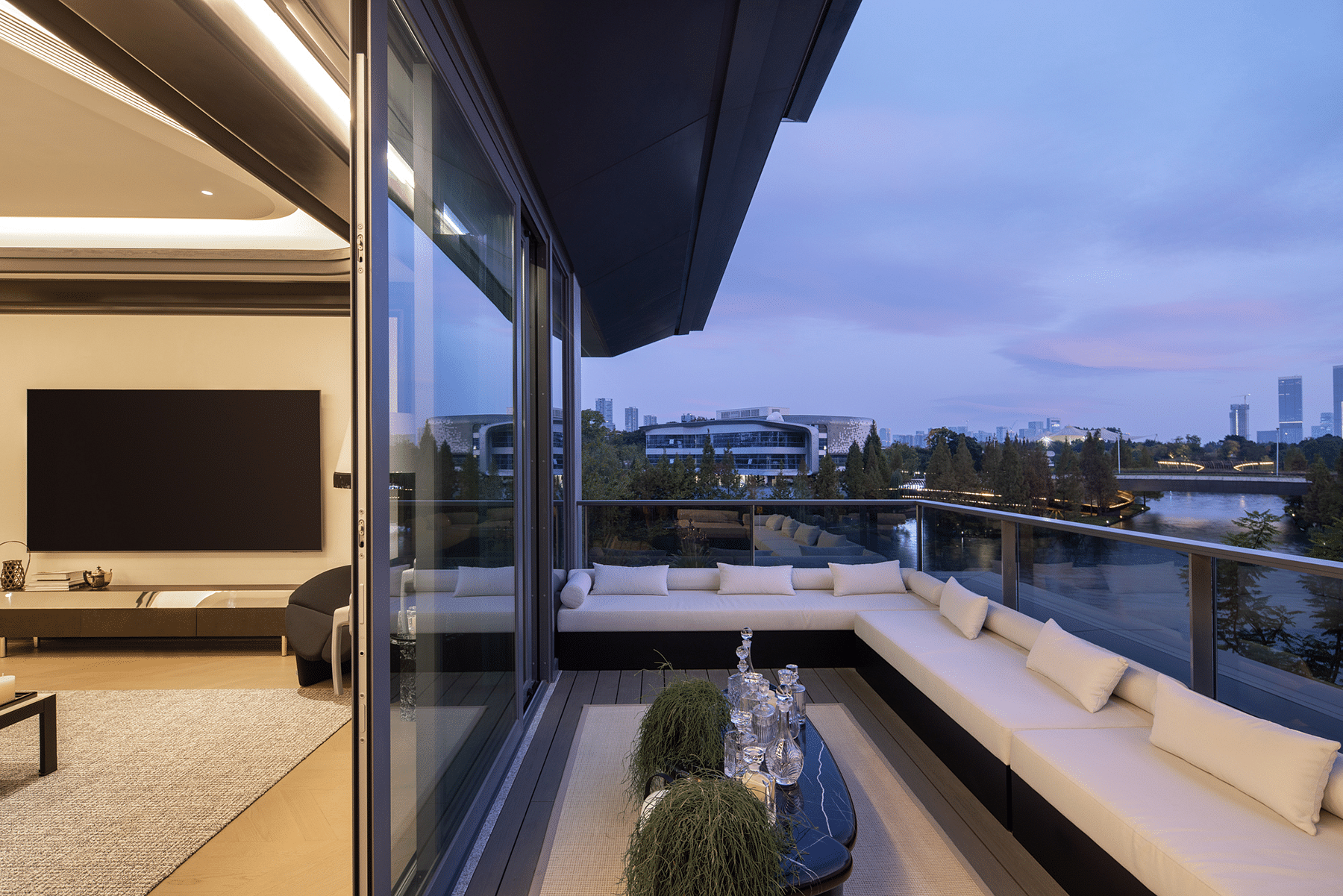 成都麓湖黑石岛垂直五联排别墅丨中国成都丨line+ studio-63