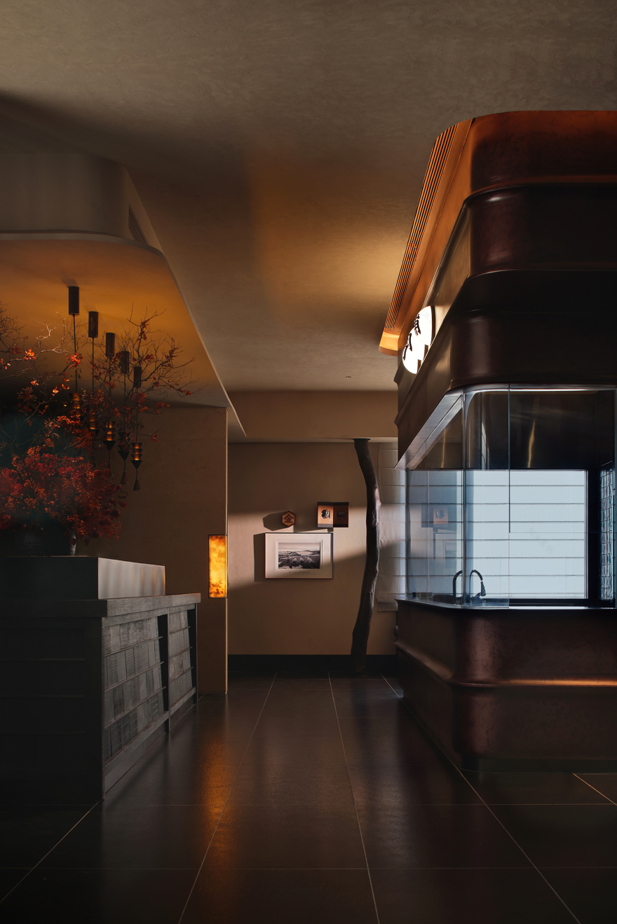 金昆阁·铜锅涮肉丨中国西安丨屋里门外设计-37