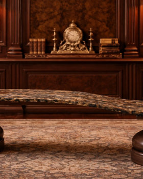 Wooden Bench Inspired by chess