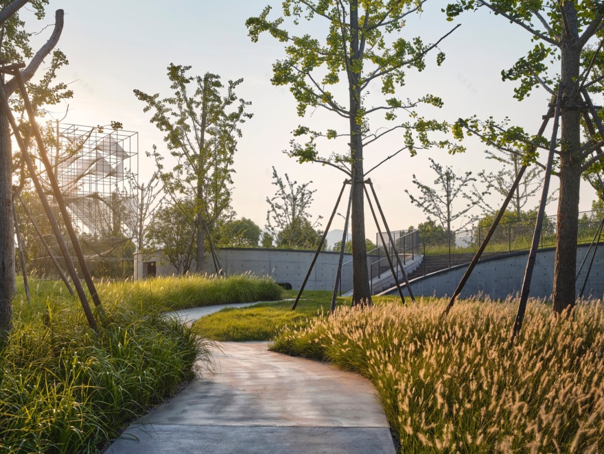 杭州滨江公共空间·银杏驿与大桥驿丨中国杭州丨同济原作设计工作室-15