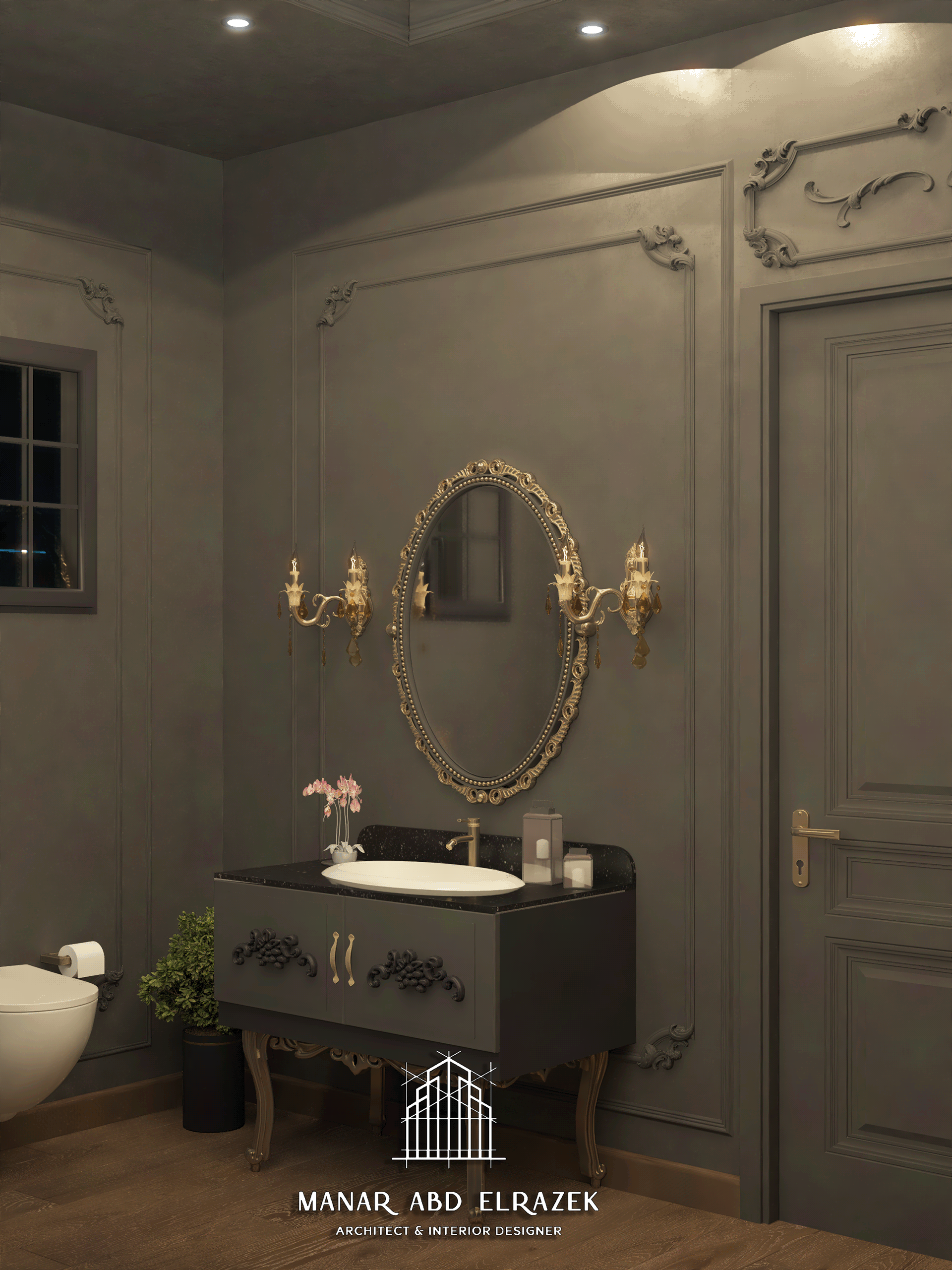 哥特女孩卧室丨卡塔尔多哈丨True Home Company-24