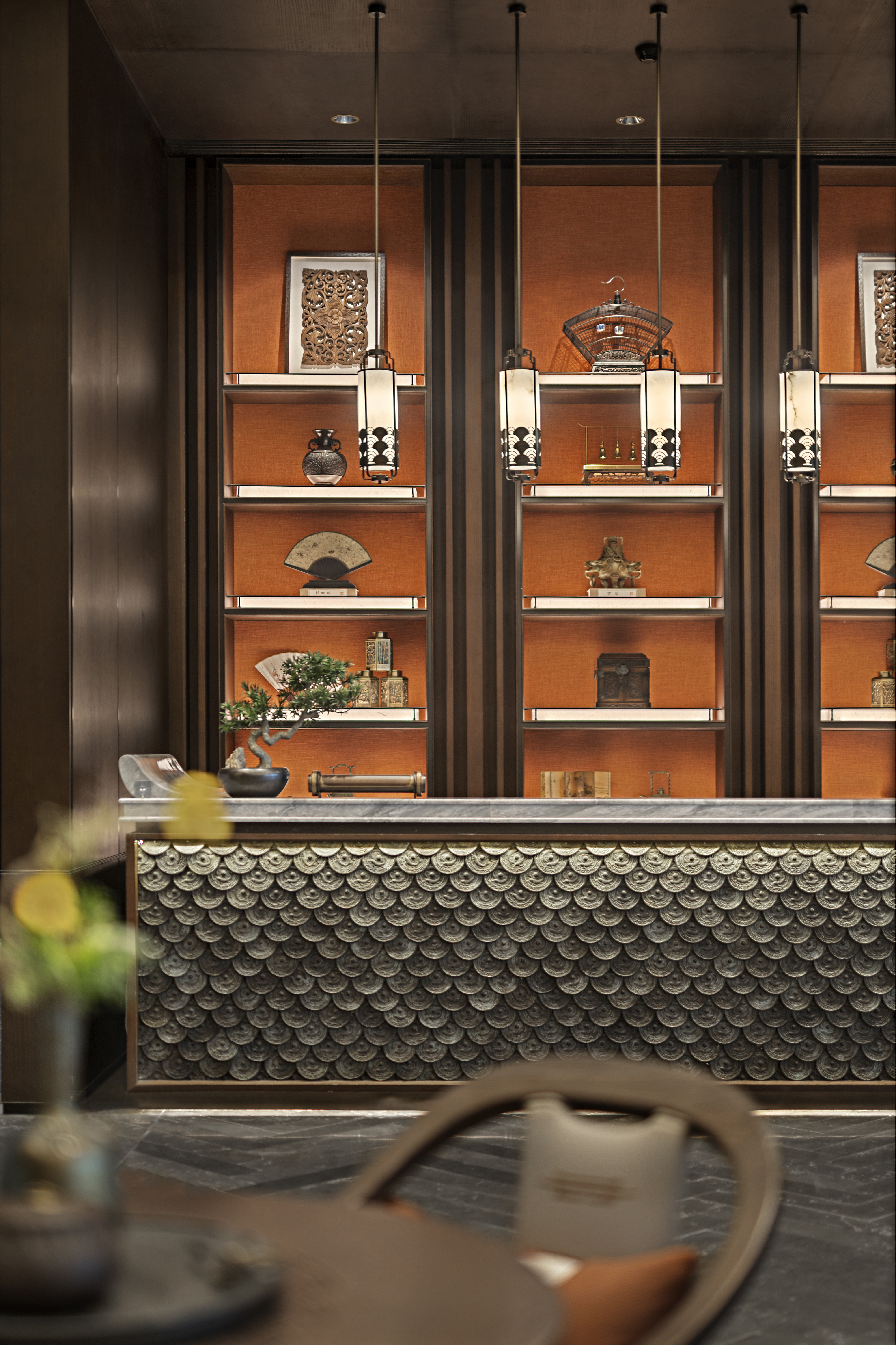 盘石设计 | 600㎡中式设计 一派东方雅意寄情山水之间 -20