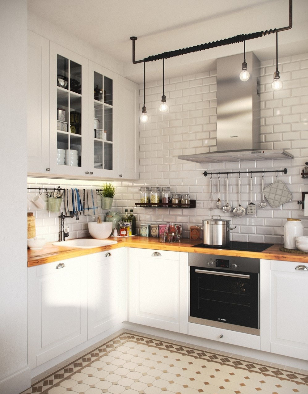 6平米小厨房设计-63