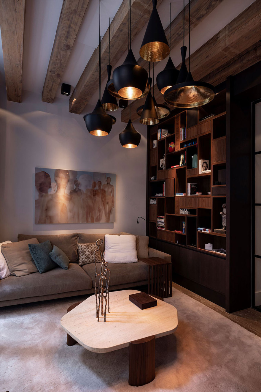 Amsterdam 独特运河屋,Marcel Wolterinck 打造精致室内设计-16