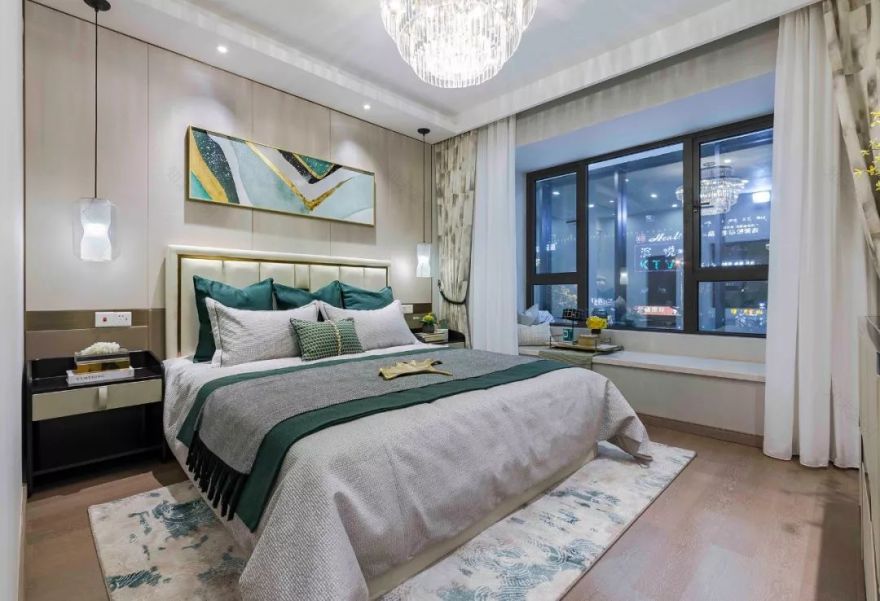 色彩演绎个性家居,南京长沙龙湖精装样板间解读-118