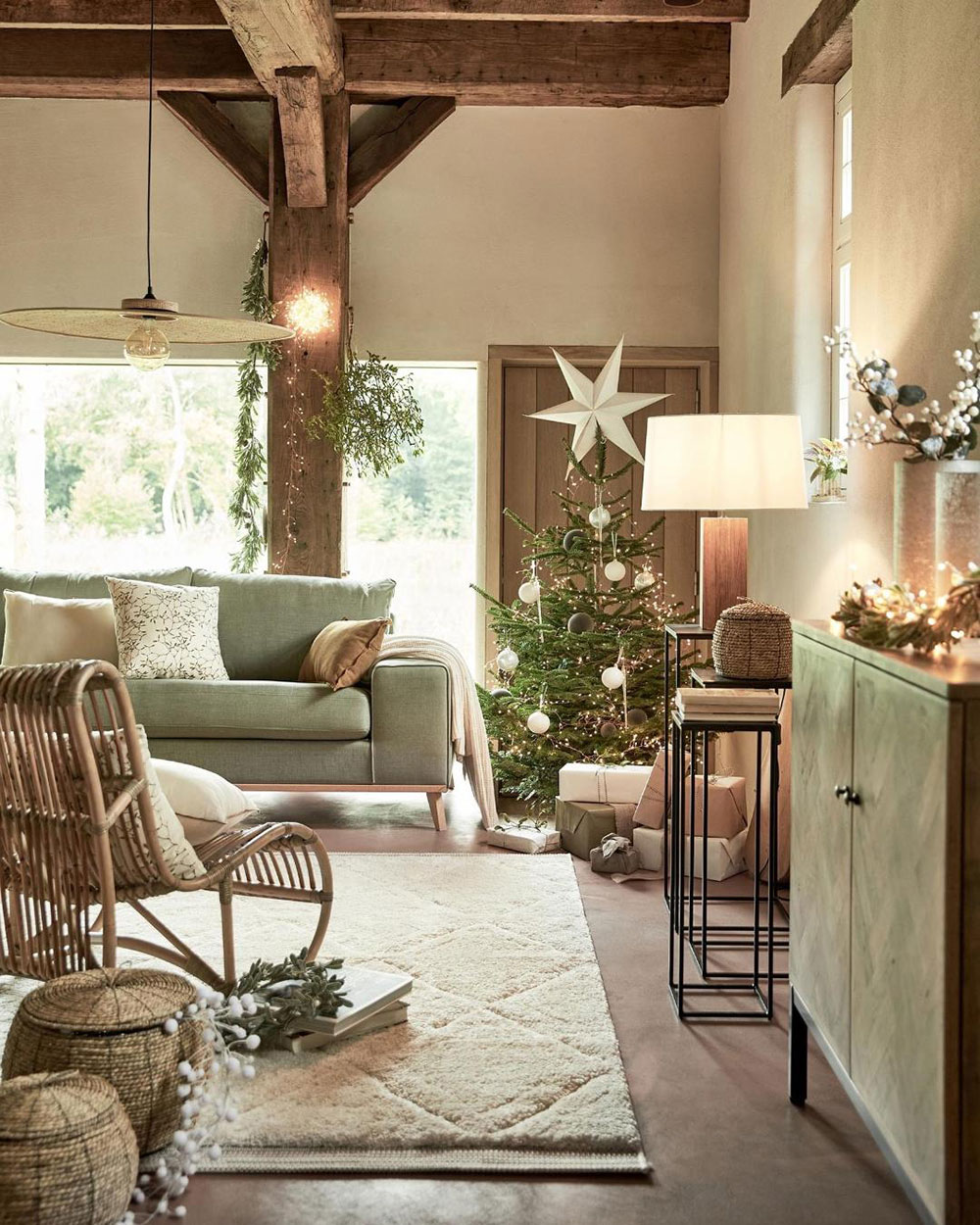 法式新年气氛，温暖舒适的居家设计-14