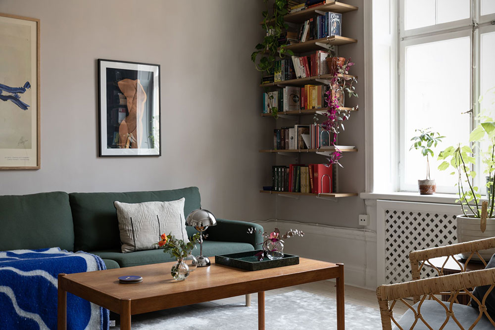 温馨舒适的斯堪的纳维亚风格公寓-4