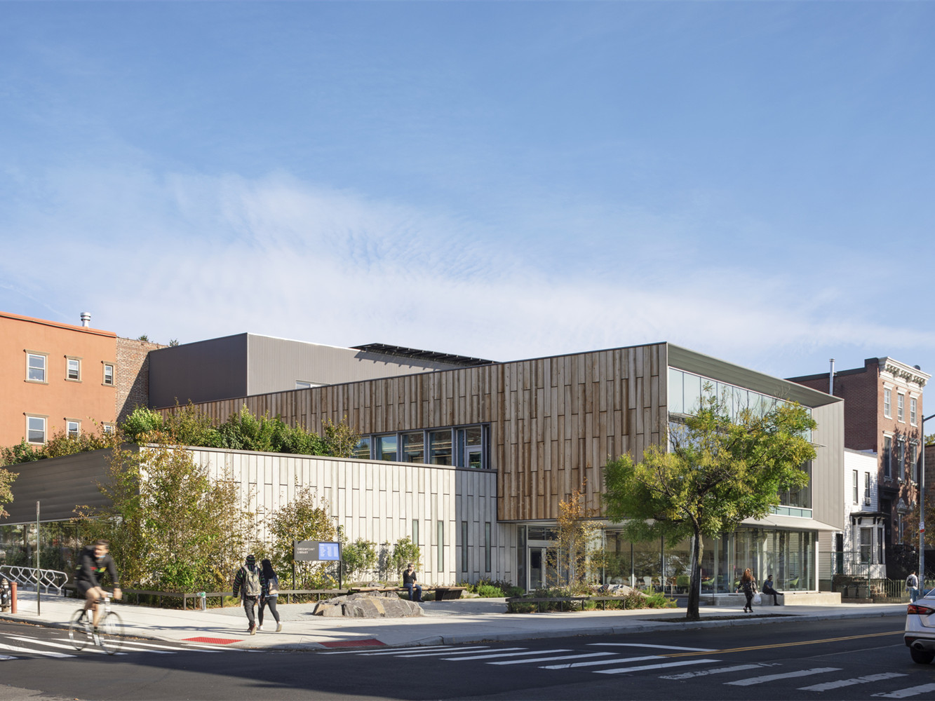 美国绿点图书馆和环境教育中心丨Marble Fairbanks Architects-4