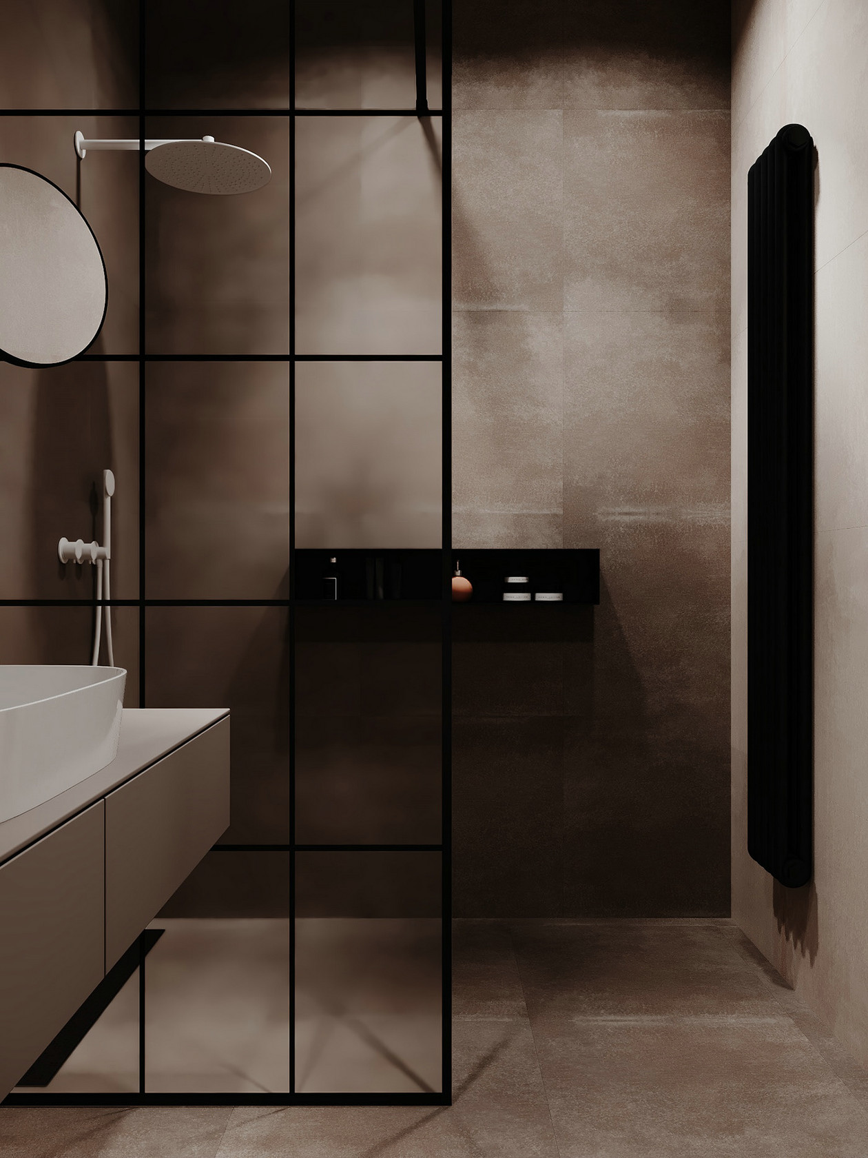 高级灰色系公寓设计-17