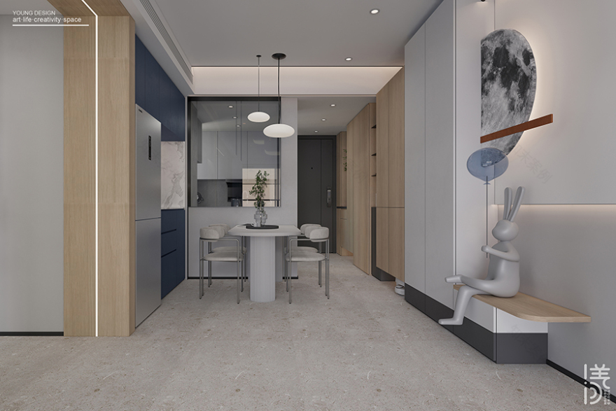 玻璃元素打造通透家居丨中国深圳丨深圳漾空间设计有限公司-29