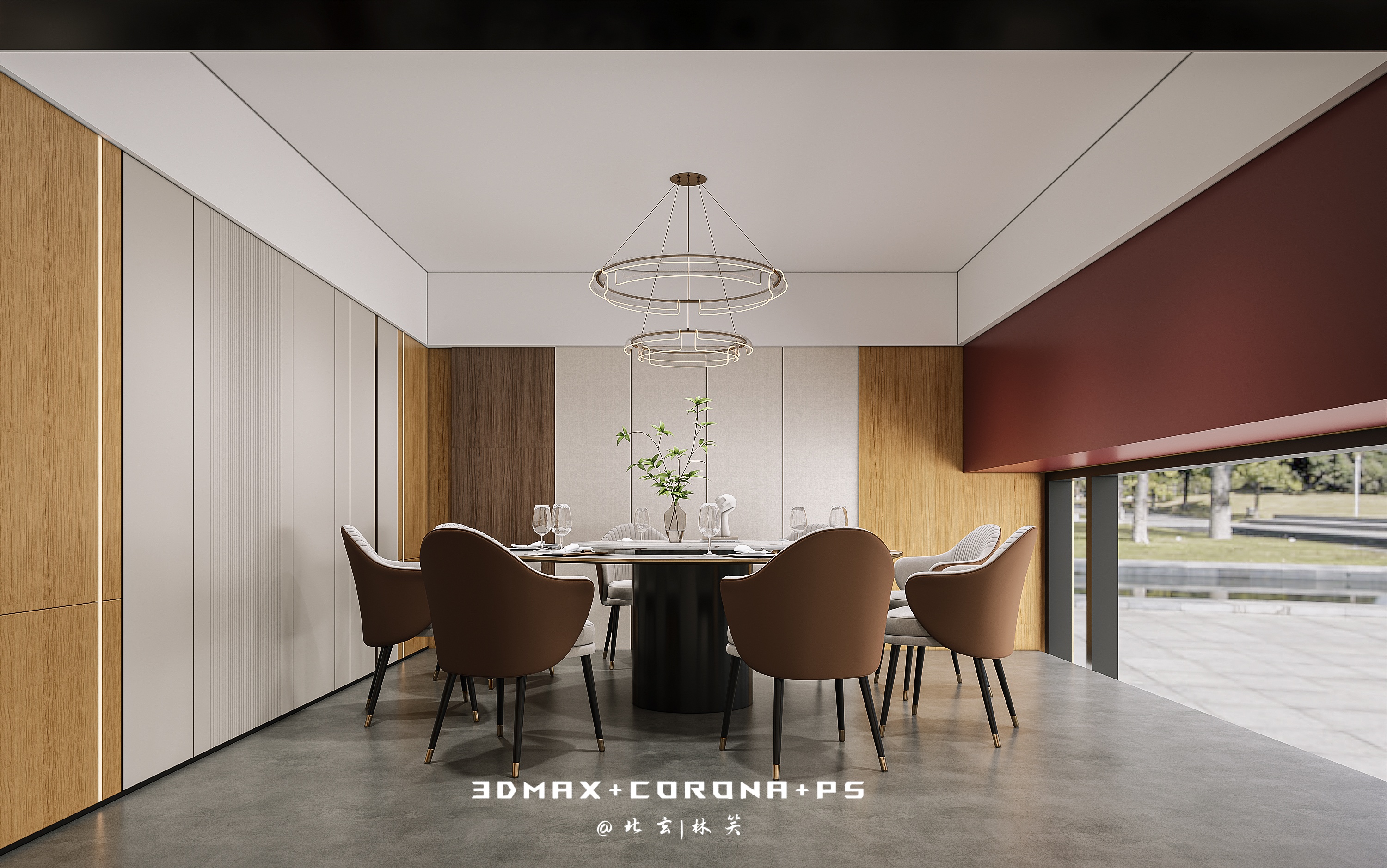 新中式茶餐厅】木质肌理里的烟火与雅致-7