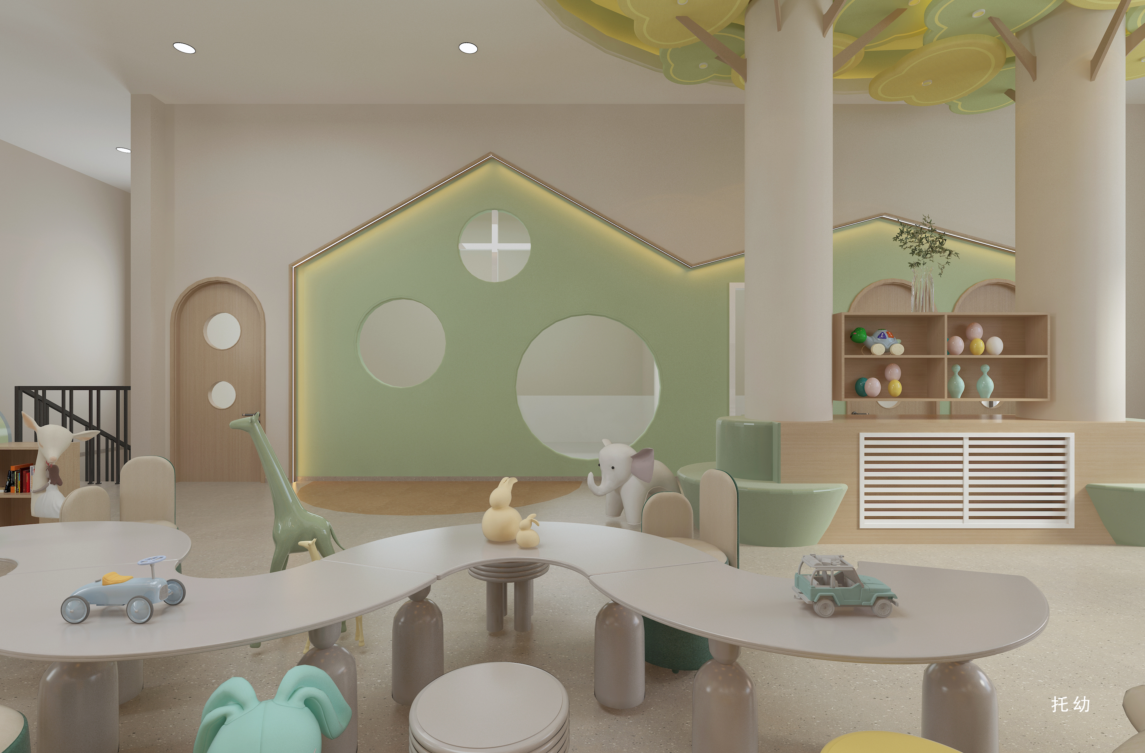 春柳街道拖老托幼设计-3