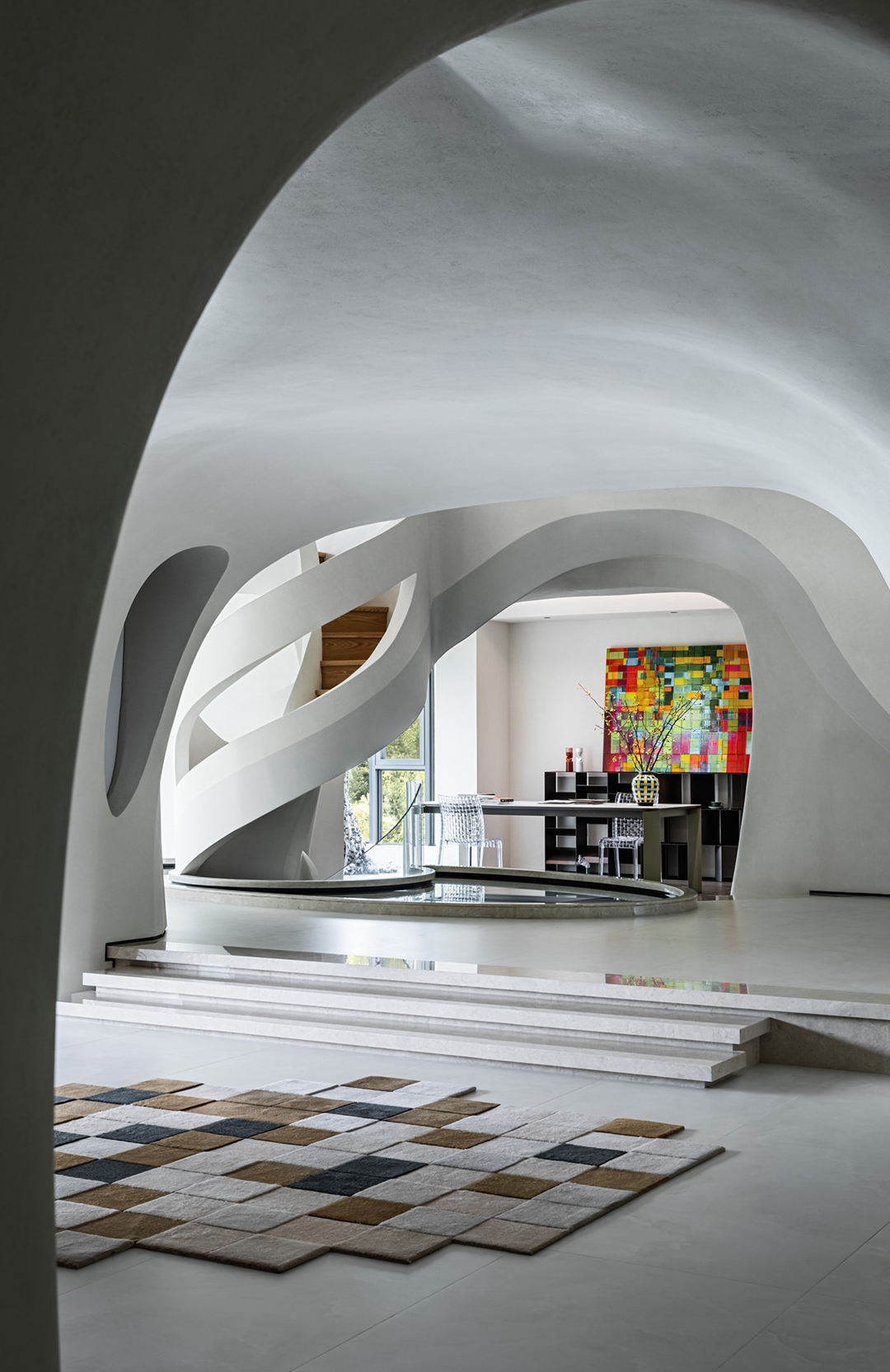 9SDG李东灿 · 广州480㎡当代豪宅,洞穴式居所,《空间协奏曲》丨中国广州-29