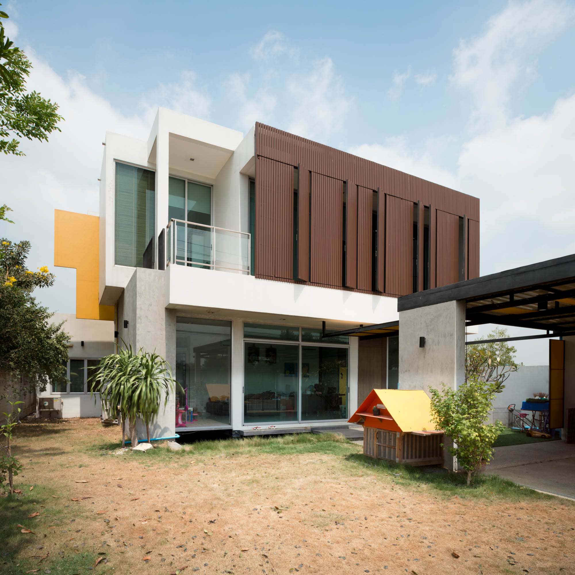 泰国曼谷大城府住宅 | 现代简约与传统融合-14