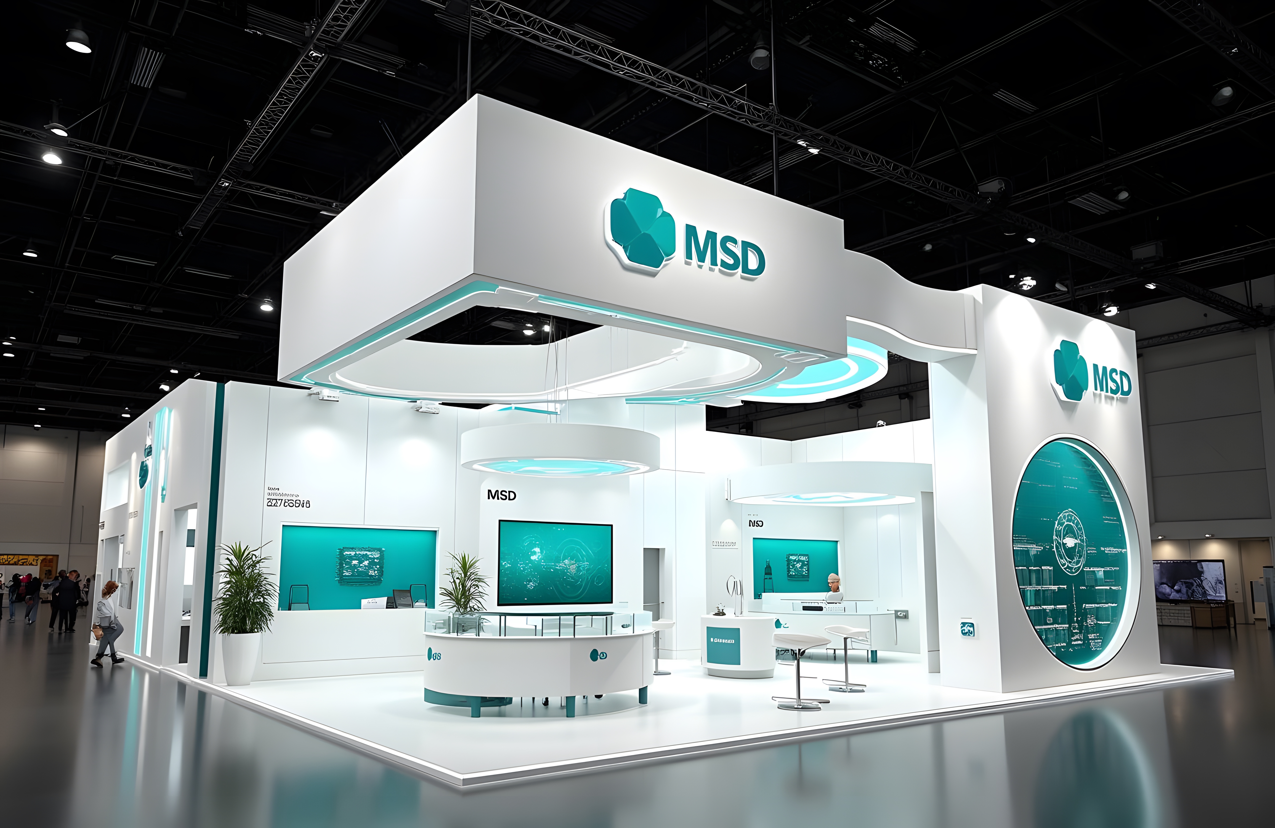 MSD booth design generated by Flux AI.-9