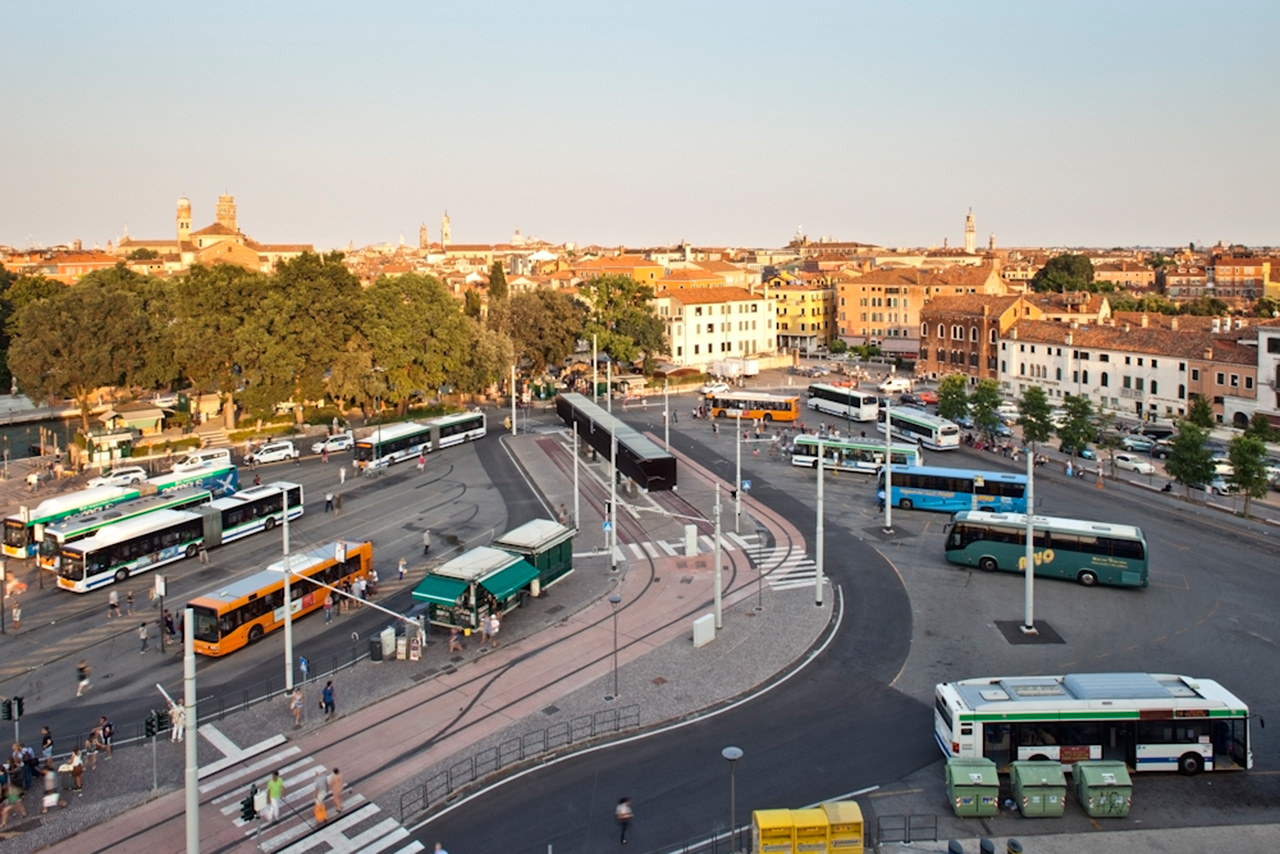  Tramway terminal in Venice 
			-6