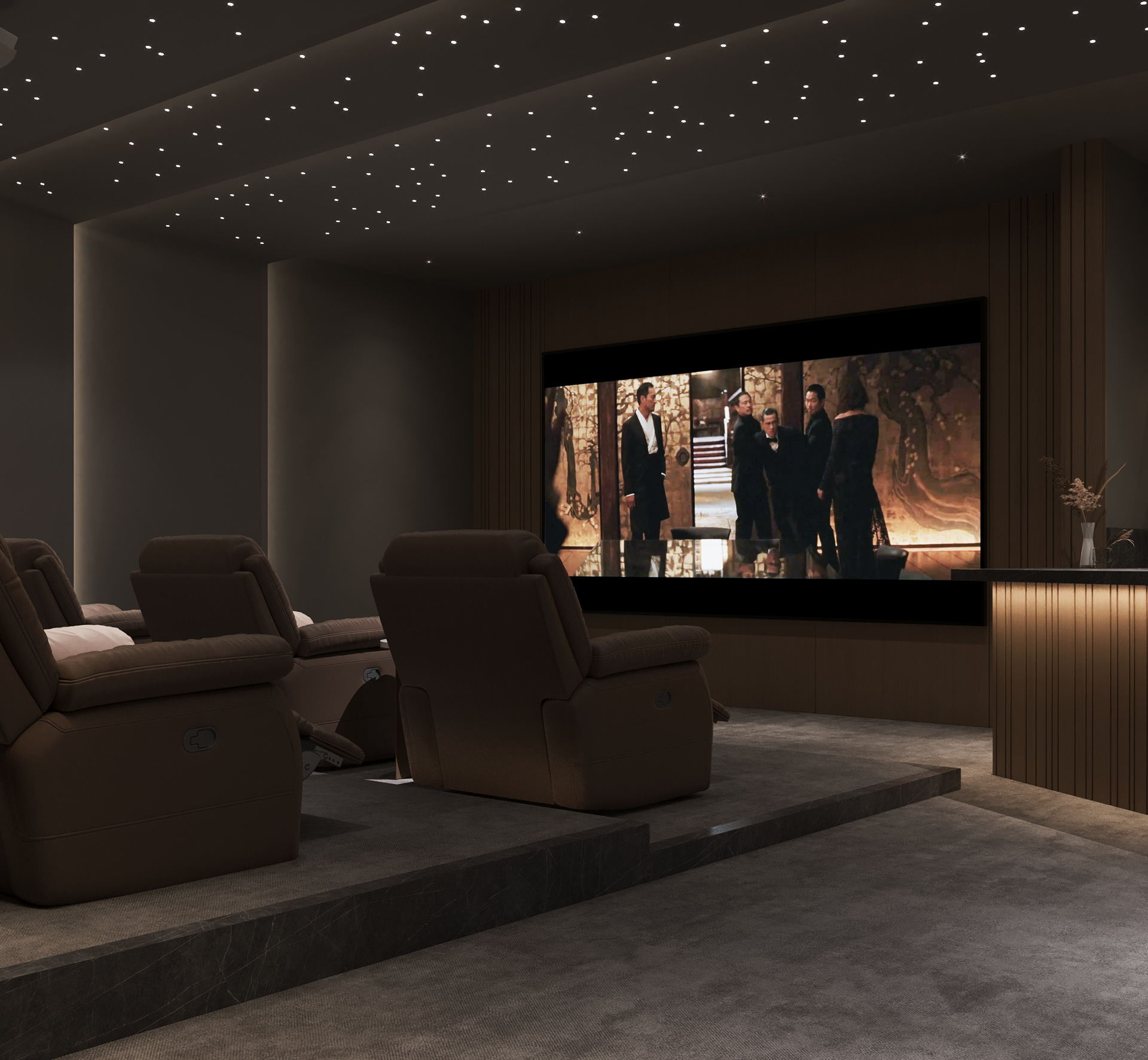 家庭影院设计丨卡塔尔-1