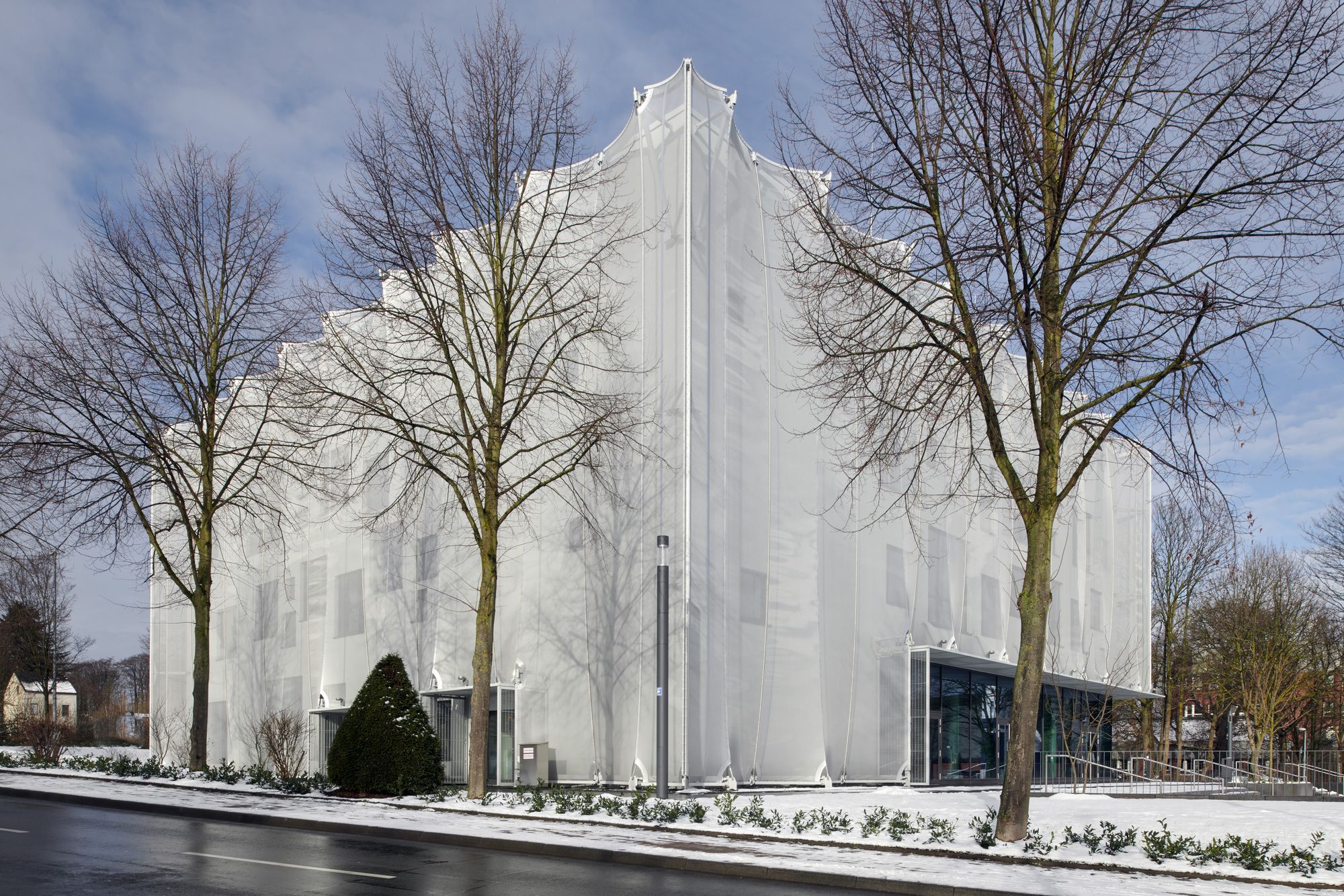 纺织学院 NRW | 幕墙皮草 | sop 建筑事务所-1