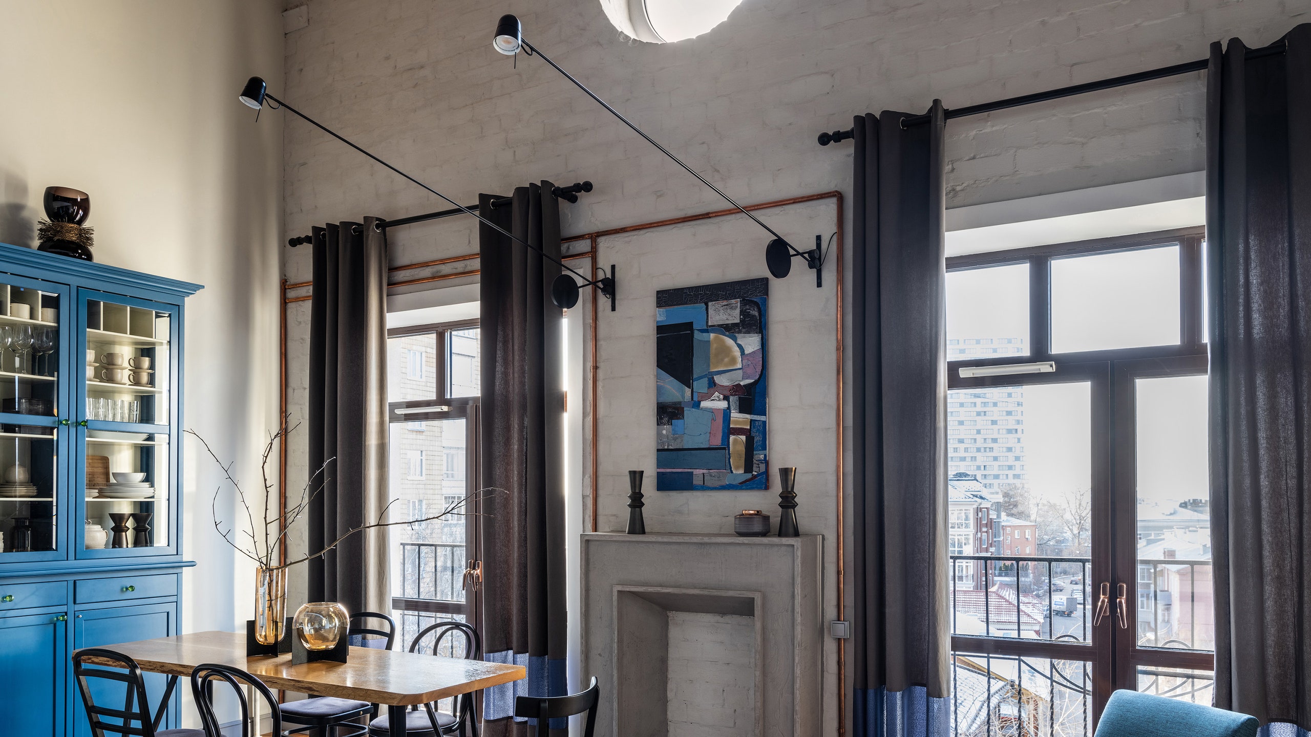 146㎡顶层新建成公寓室内设计-2