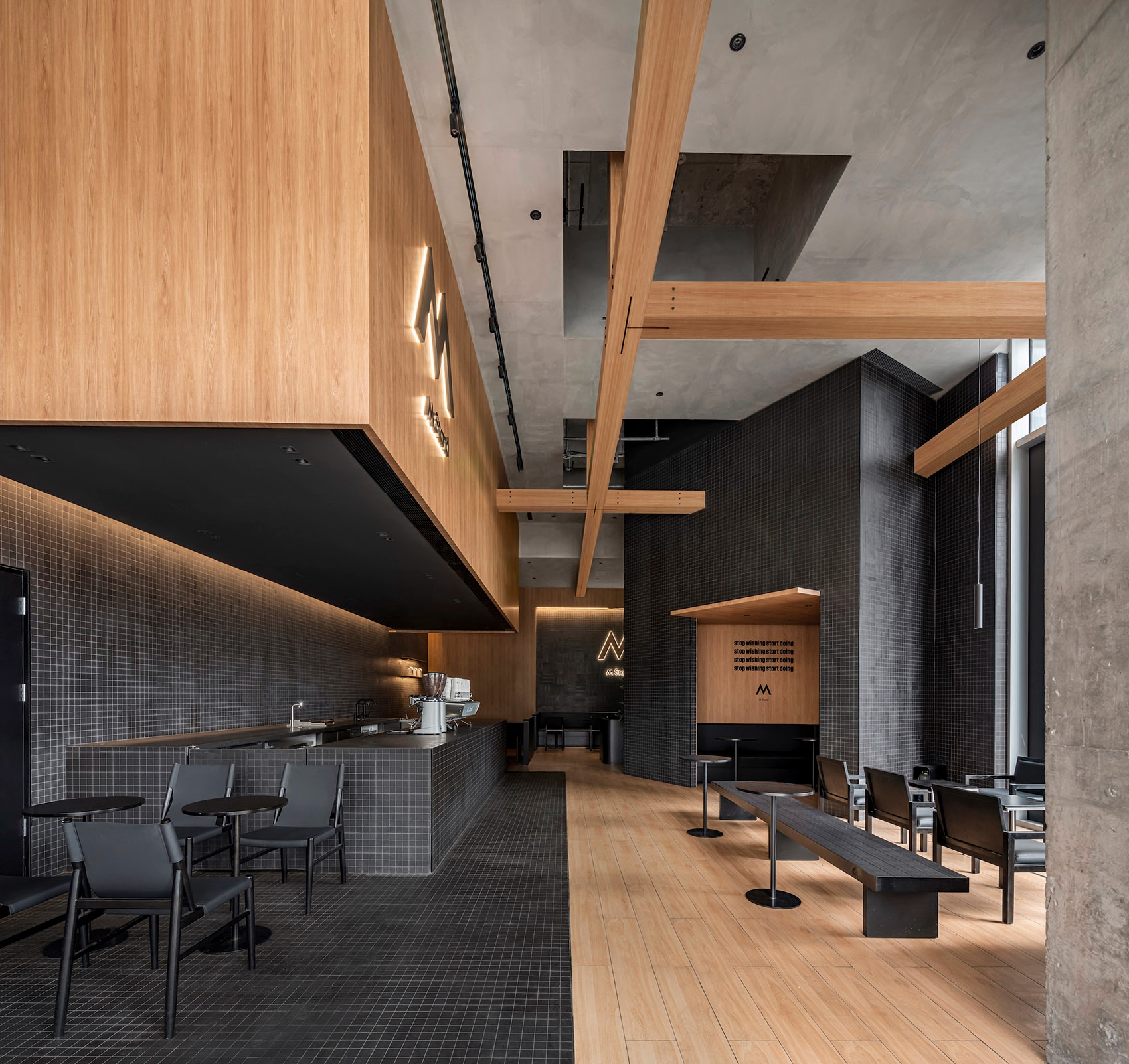 咖啡店 / Mstand济南万象城店丨中国济南丨WBS里外工作室-4