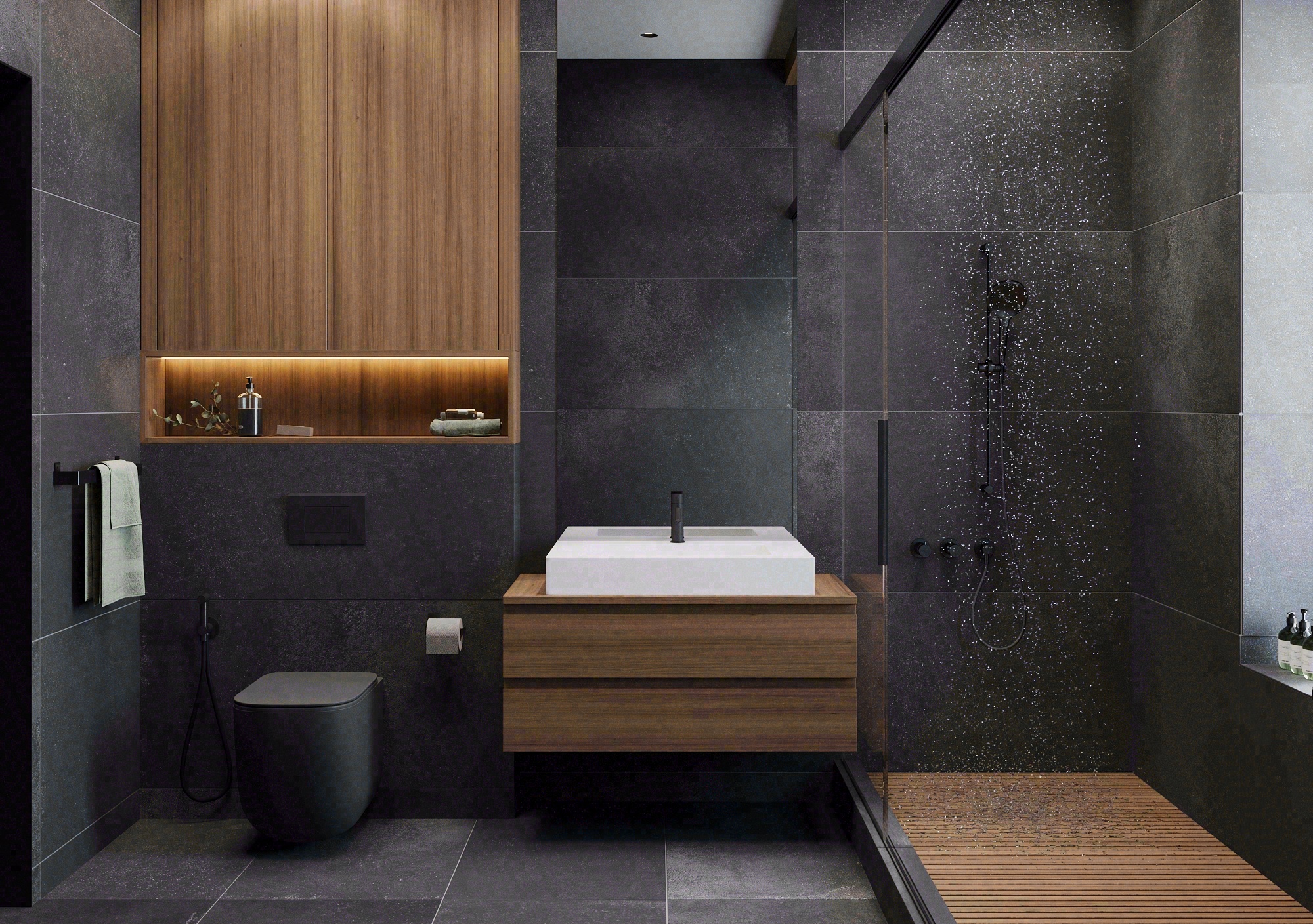 Ванная комната с окном-2