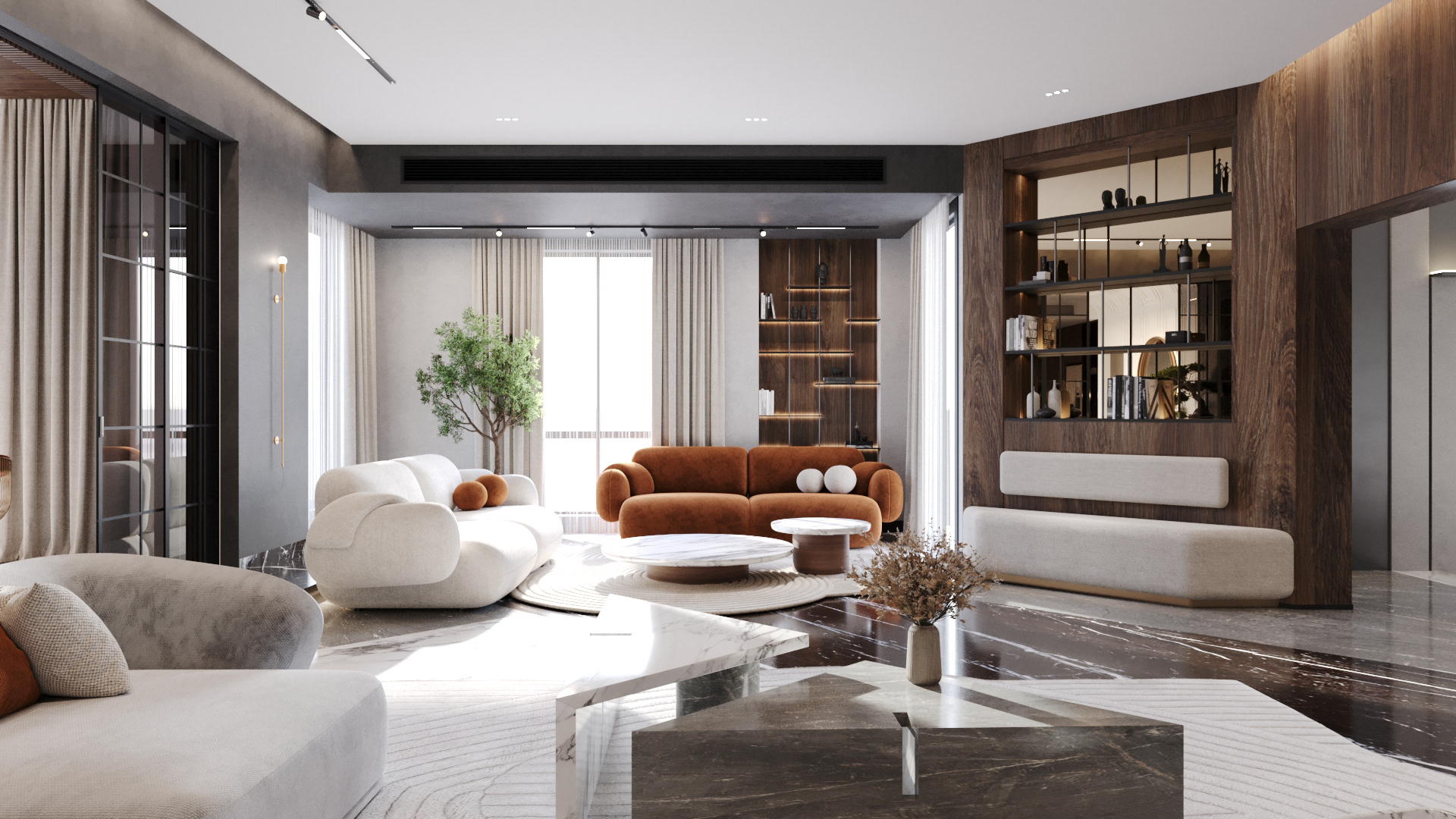 奢华·西高尔夫住宅丨埃及开罗丨MYS Architects-8