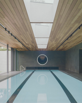 A Private Indoor Pool House in Central Otago by Yoke.
