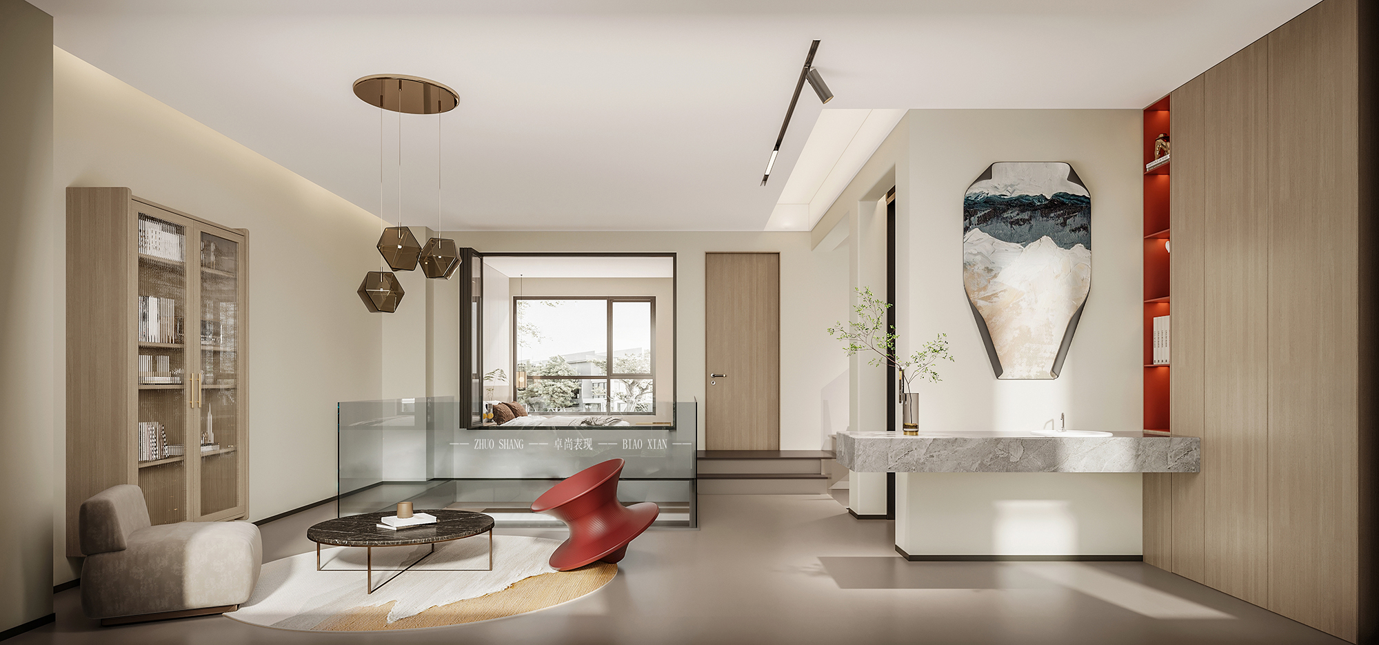 卓尚表现|现代风格 家装-1