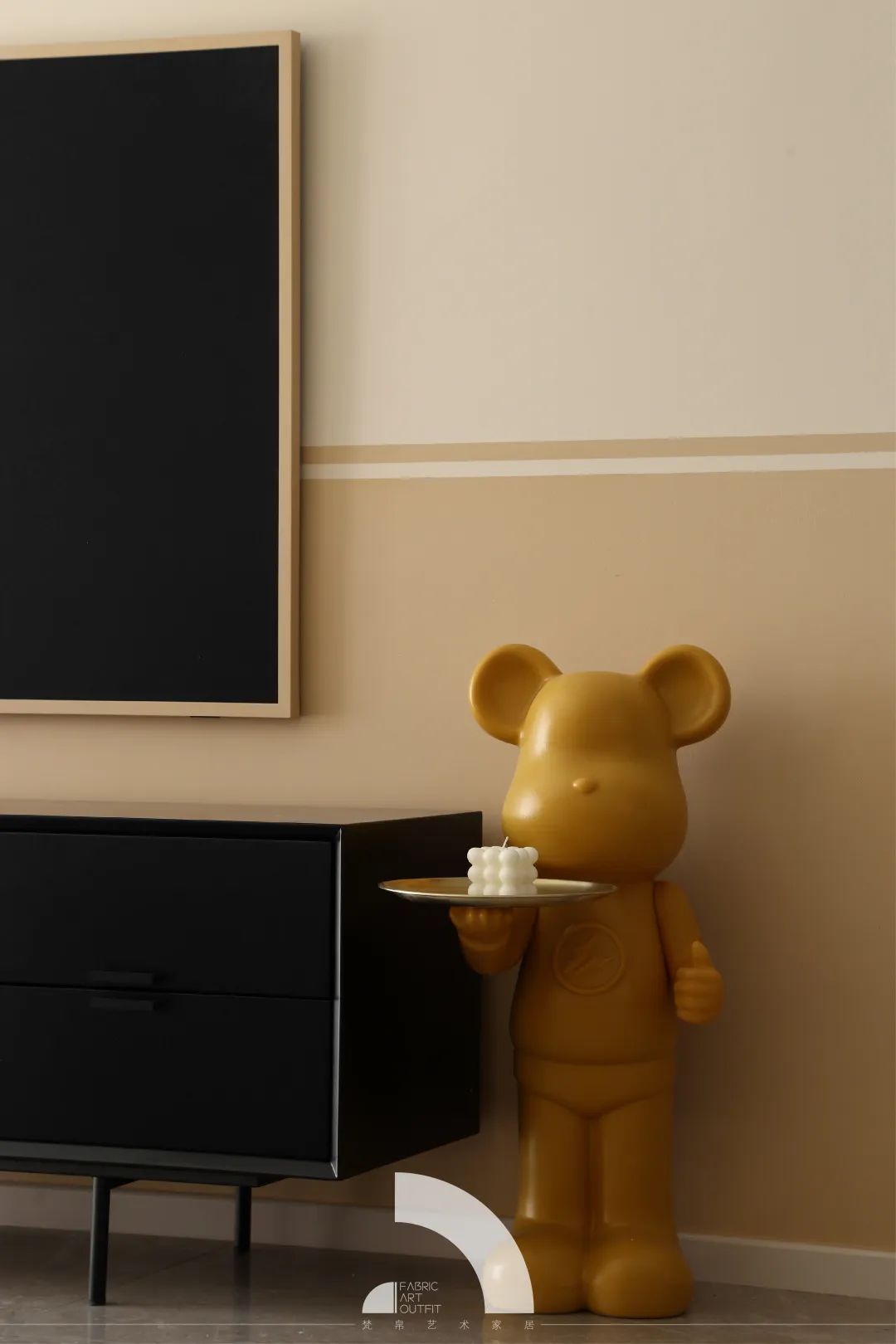 梵帛艺术「焦糖可可」糖果色中古风家居设计-31