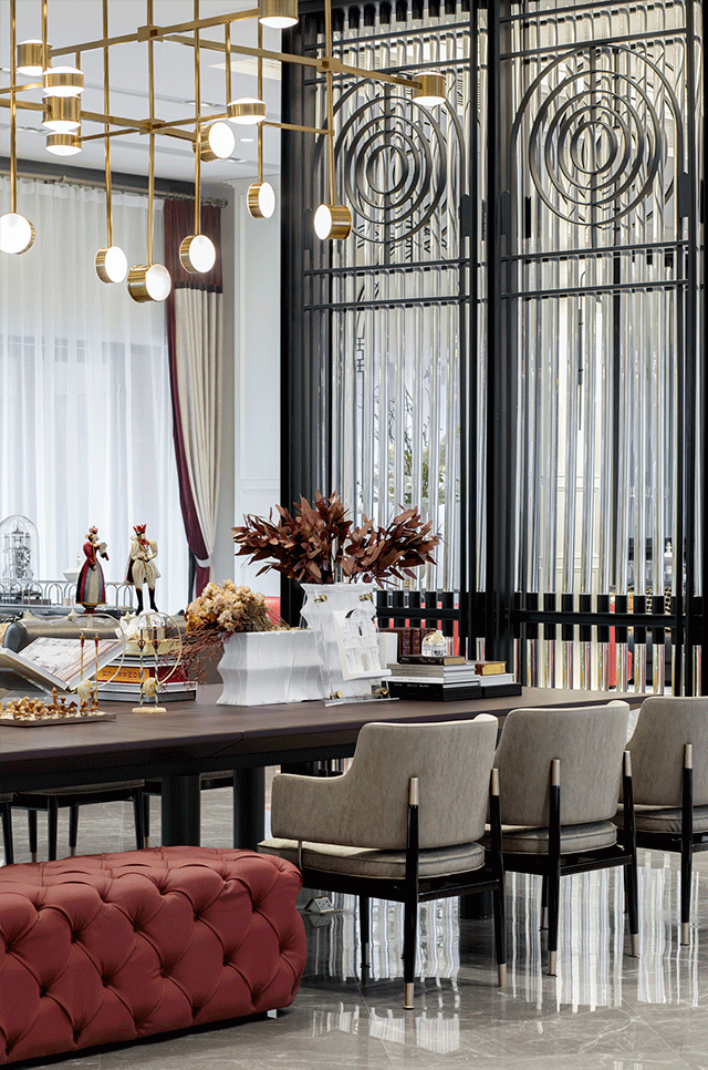 贵阳东原·朗阅售楼处 | 英伦风与现代摩登的完美融合-17