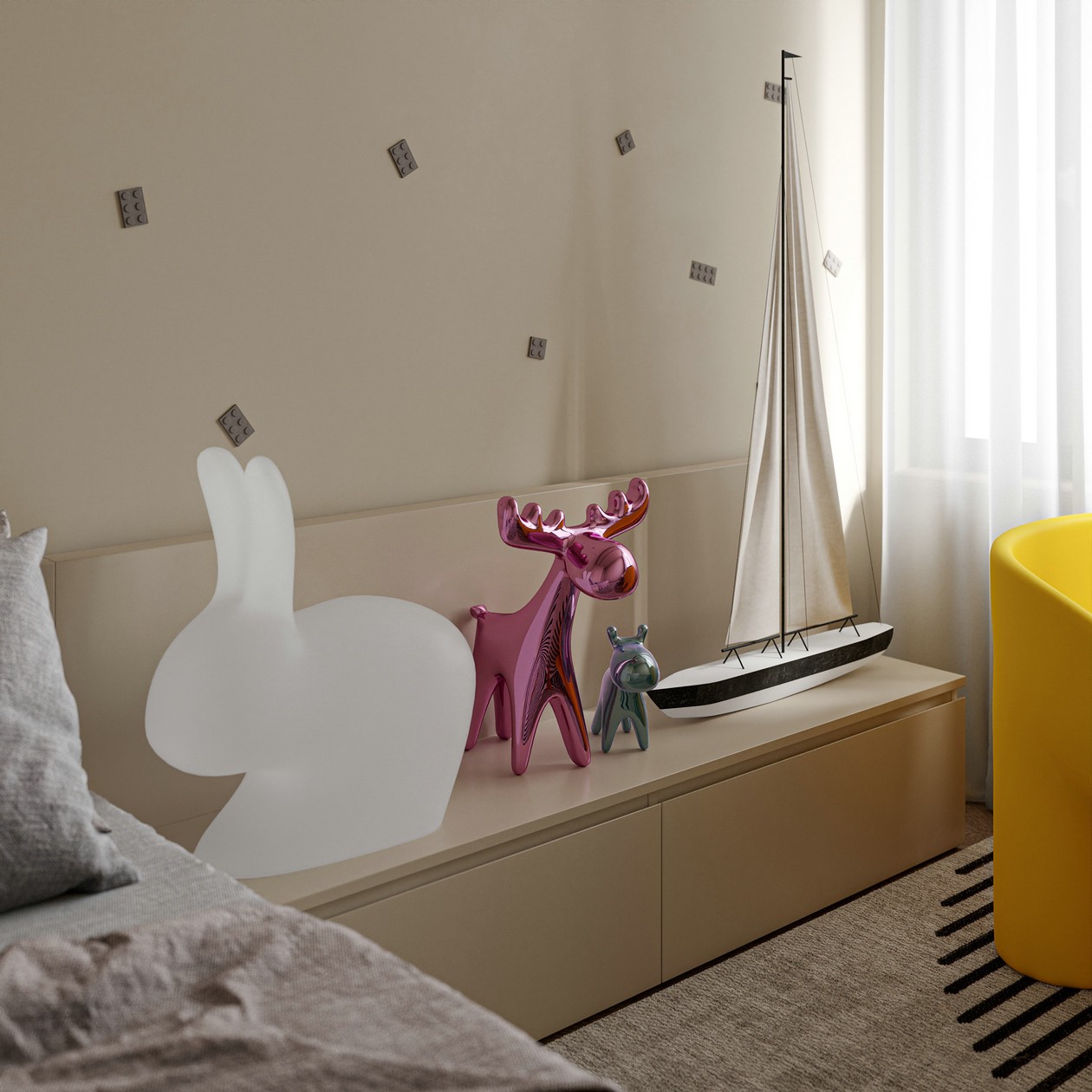 圆润流畅的线条构建出舒适的住宅空间-11