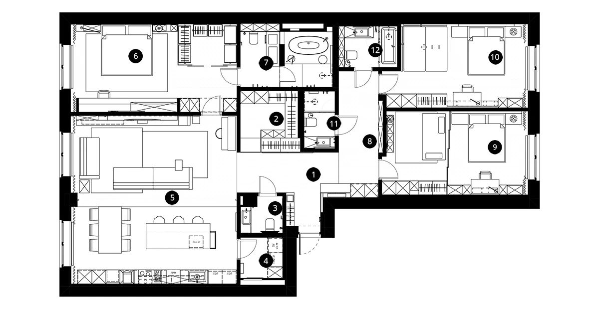 168㎡高级灰空间设计丨Cartelle Design-30