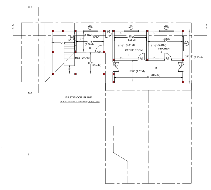 Commercial Buildin CAD Draving-6