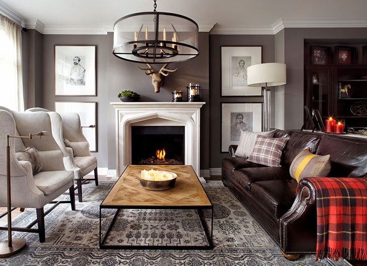 巴黎设计师打造英式风格加拿大别墅-1