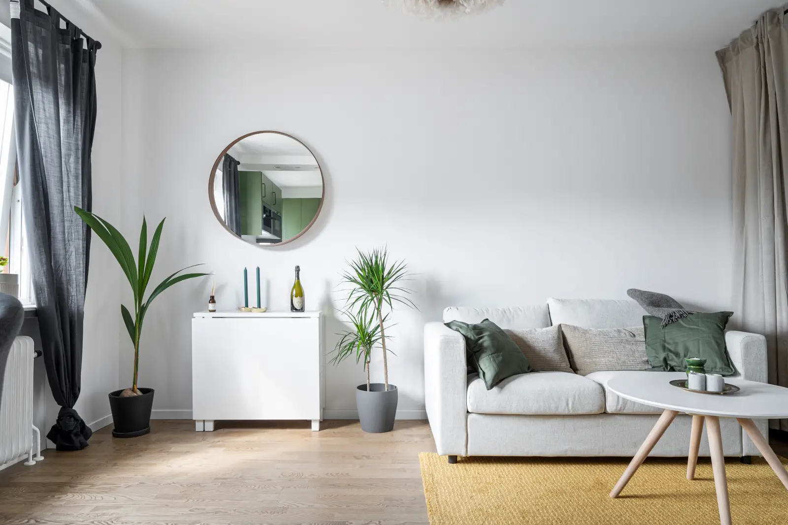 瑞典 26m2 绿色时尚工作室-6