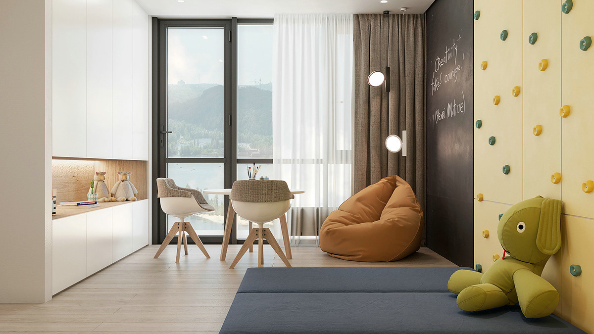 极简风遇上精致白，优雅舒适现代别墅设计-30