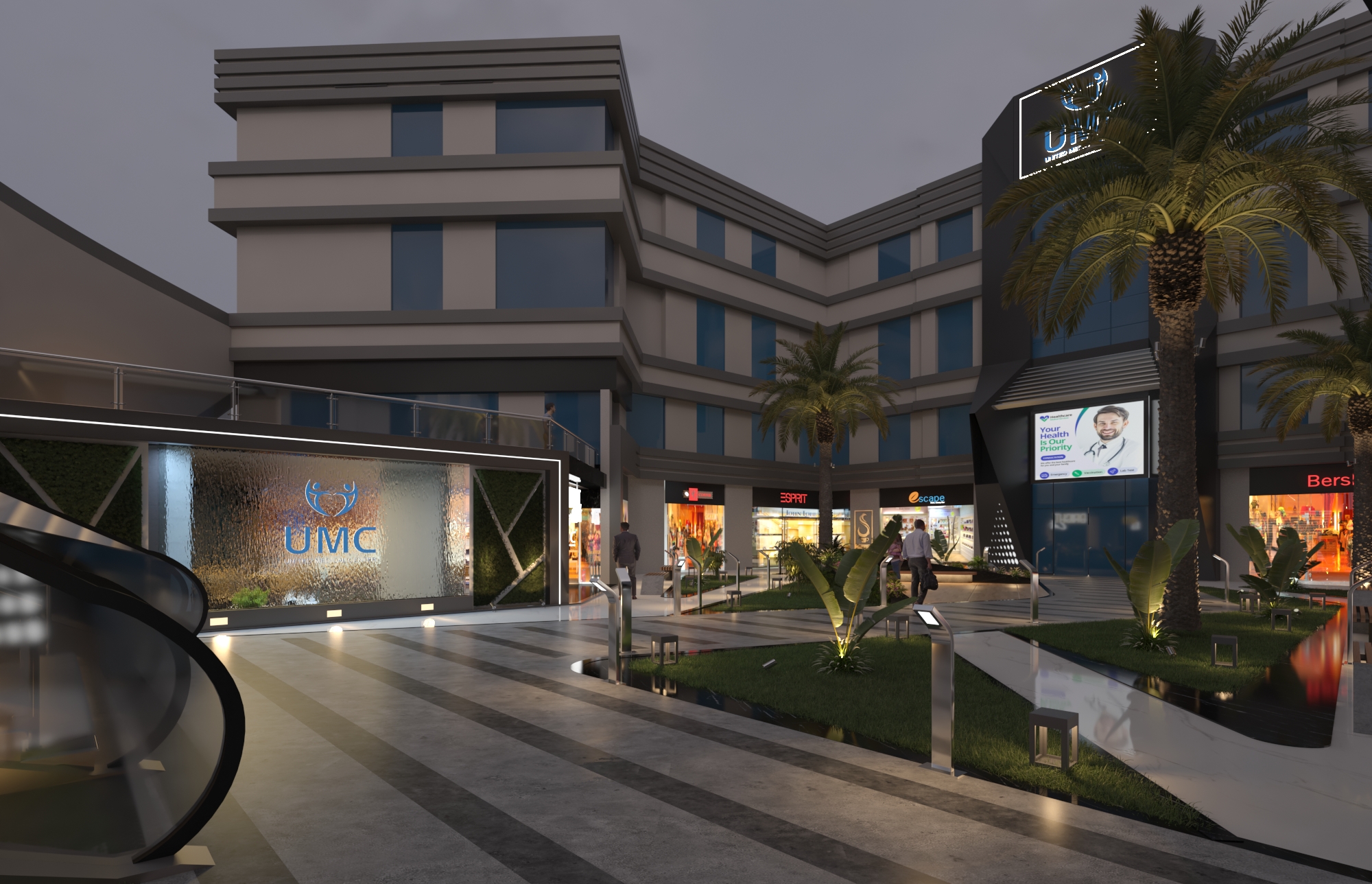 U.M.C Entrance landscape Design-6